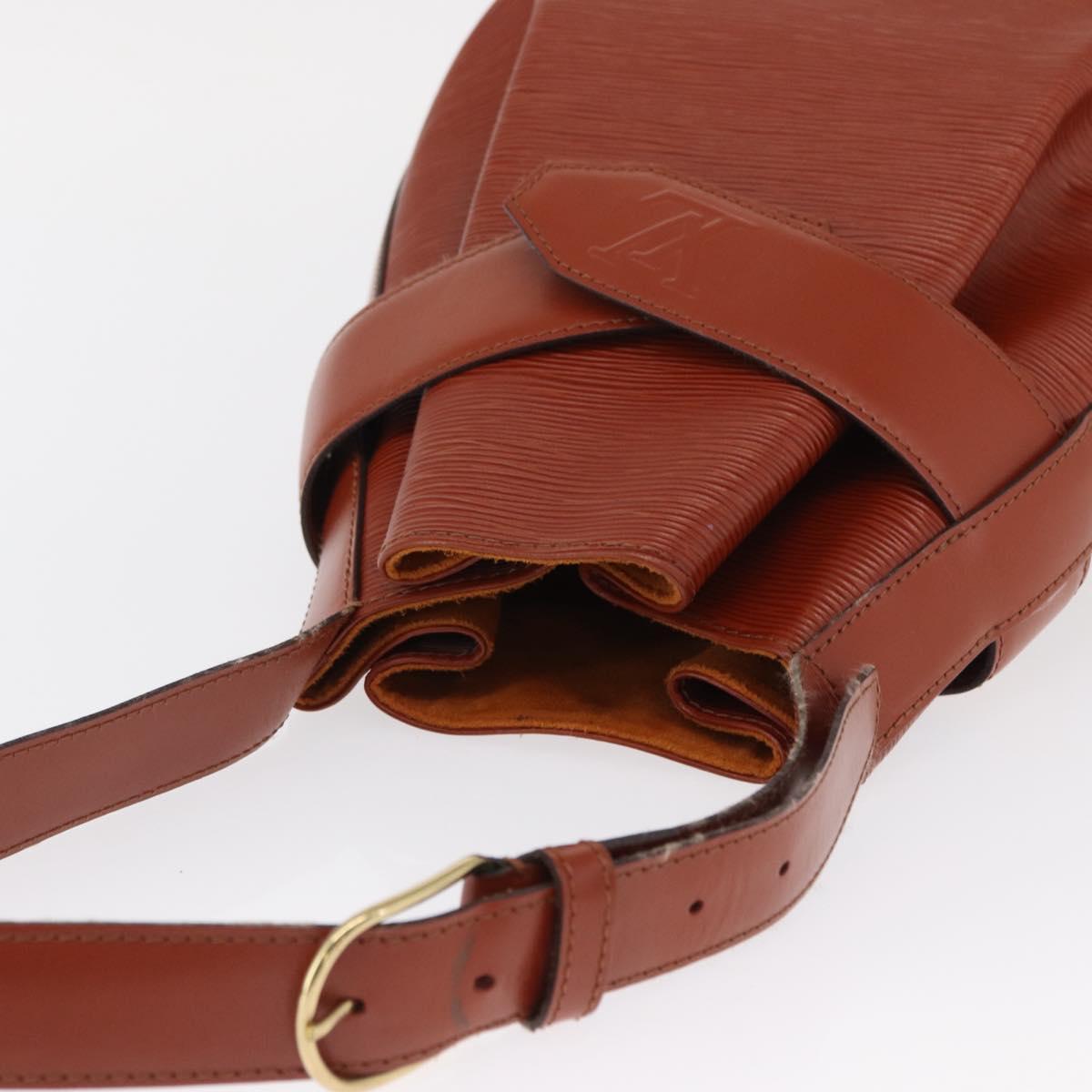 LOUIS VUITTON Epi Sac de Paul PM Shoulder Bag Brown M80203 LV Auth SW1954