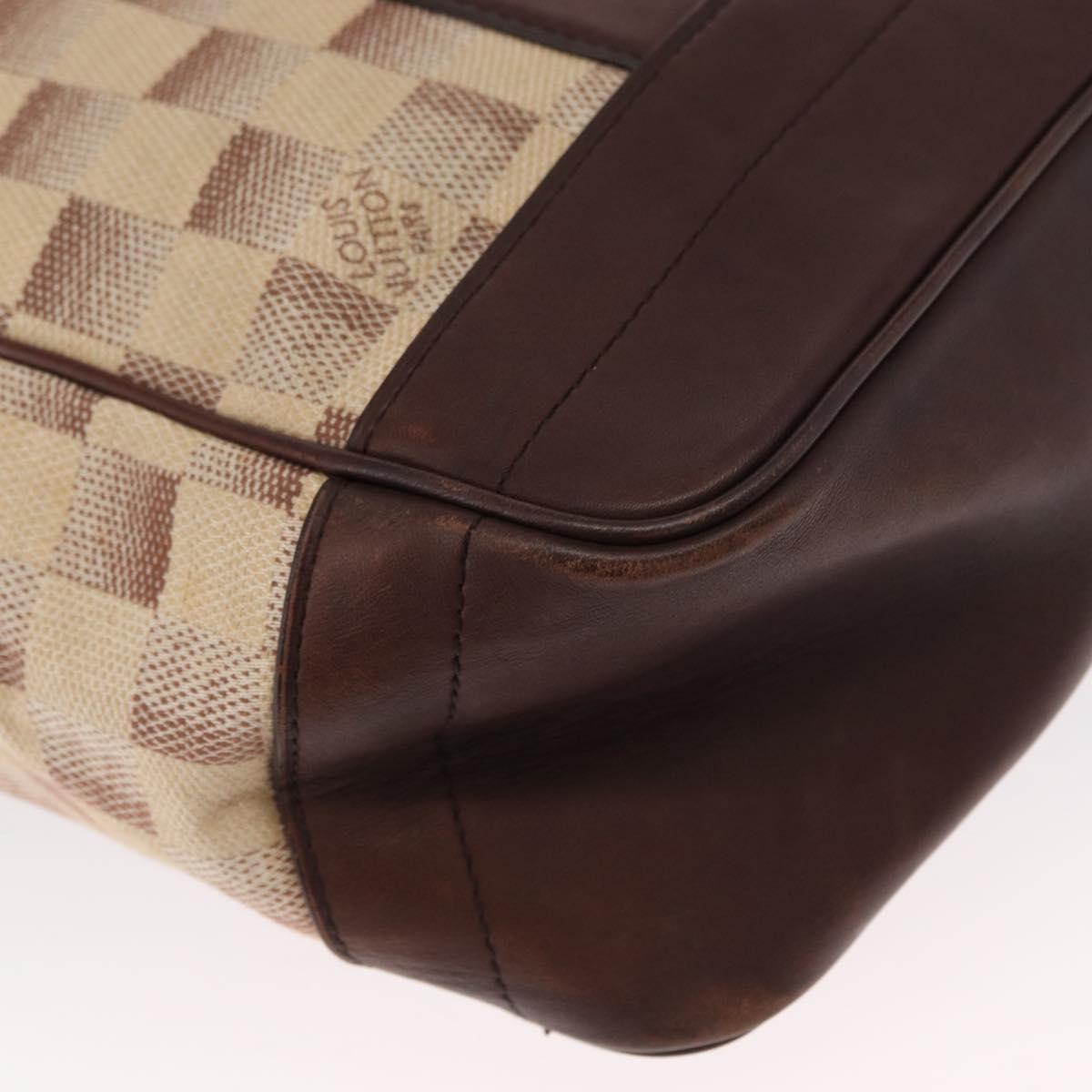 LOUIS VUITTON Damiern Cabas Hand Bag Canvas Beige N41108 LV Auth SW1956