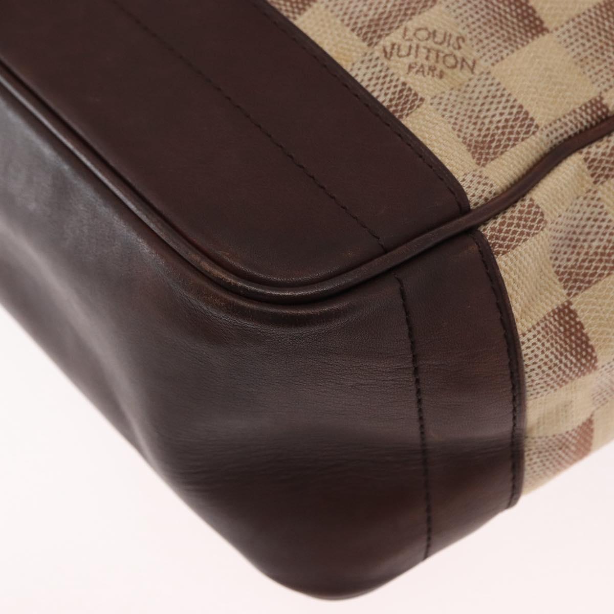 LOUIS VUITTON Damiern Cabas Hand Bag Canvas Beige N41108 LV Auth SW1956