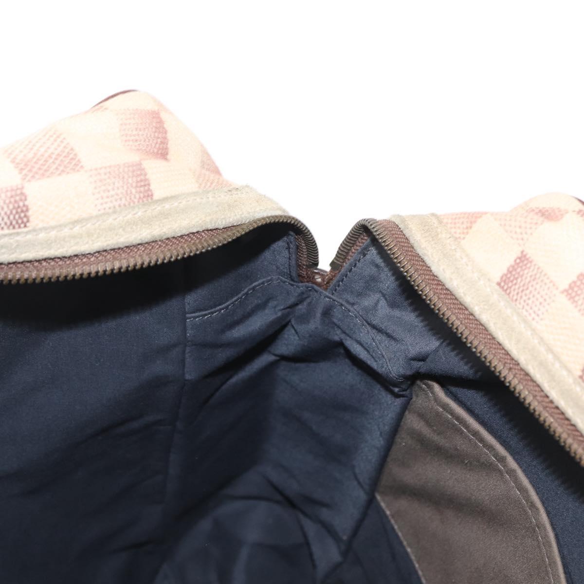 LOUIS VUITTON Damiern Cabas Hand Bag Canvas Beige N41108 LV Auth SW1956