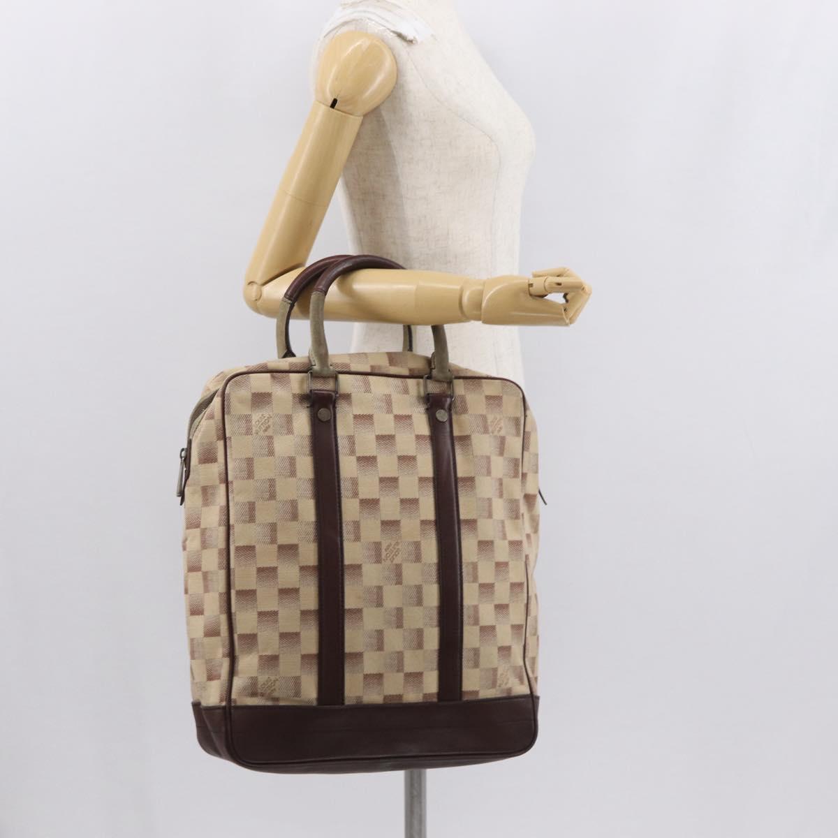 LOUIS VUITTON Damiern Cabas Hand Bag Canvas Beige N41108 LV Auth SW1956