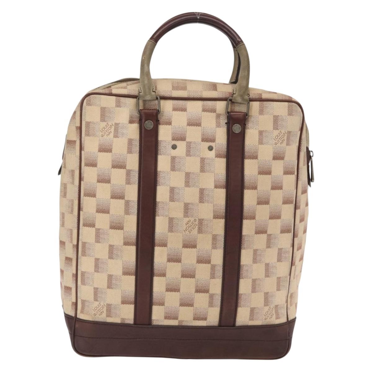 LOUIS VUITTON Damiern Cabas Hand Bag Canvas Beige N41108 LV Auth SW1956