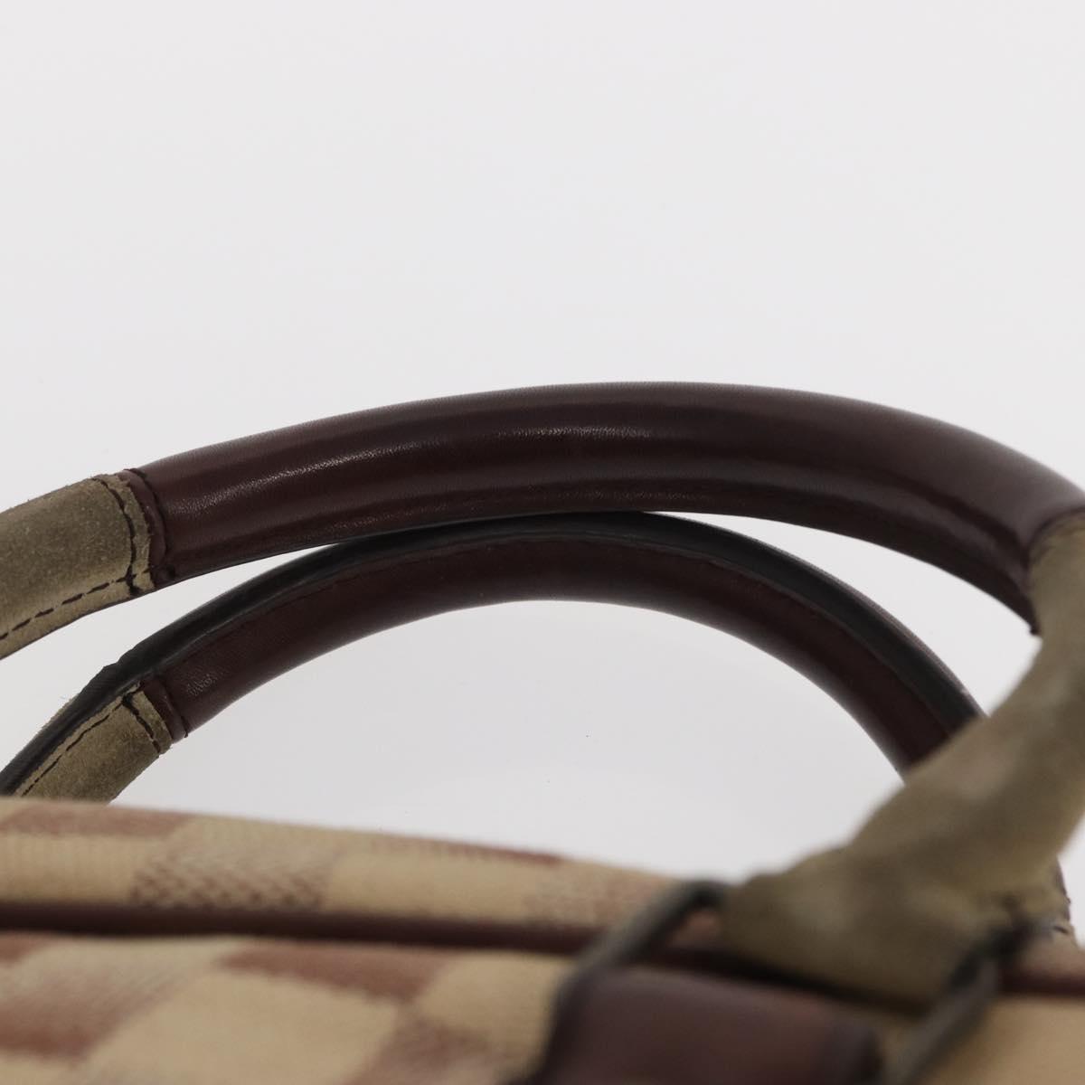 LOUIS VUITTON Damiern Cabas Hand Bag Canvas Beige N41108 LV Auth SW1956