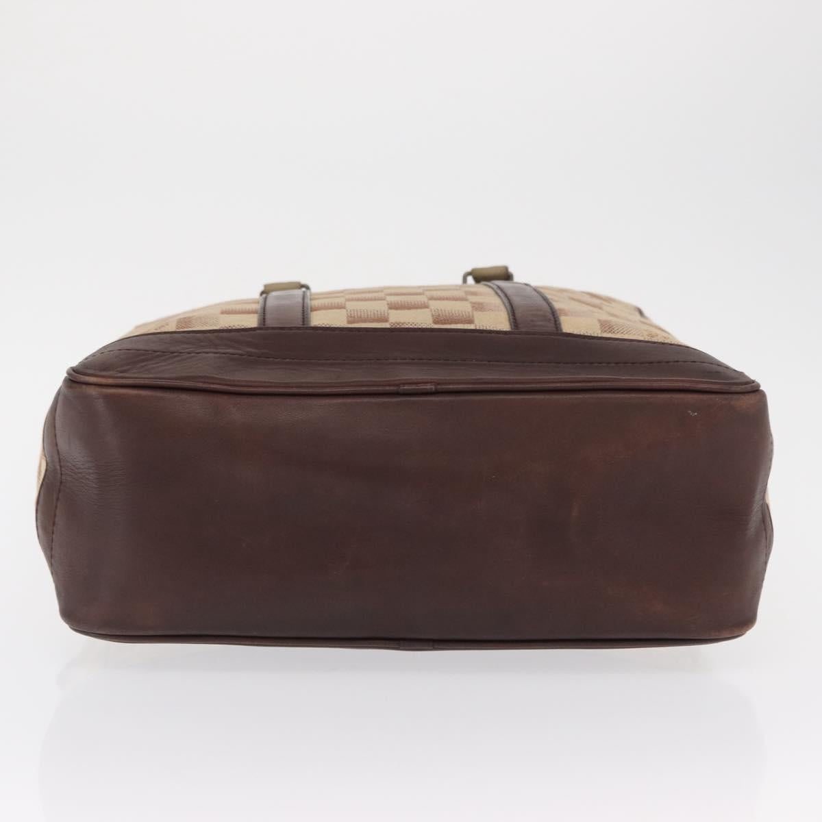 LOUIS VUITTON Damiern Cabas Hand Bag Canvas Beige N41108 LV Auth SW1956