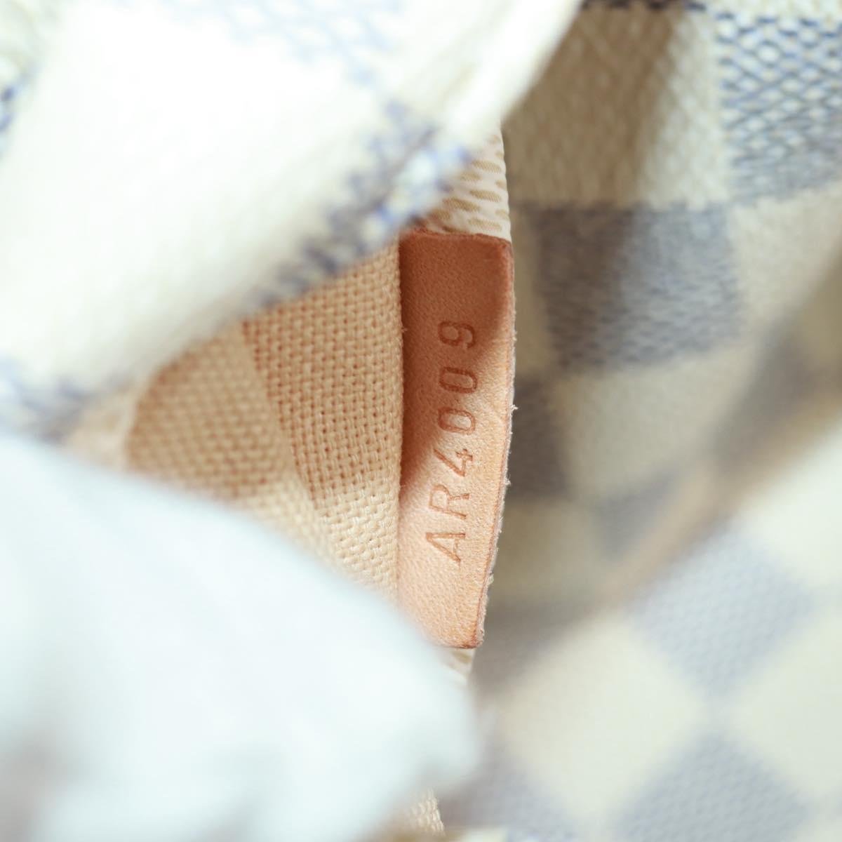 LOUIS VUITTON Damier Azur Totally MM Tote Bag N51262 LV Auth SW1958V