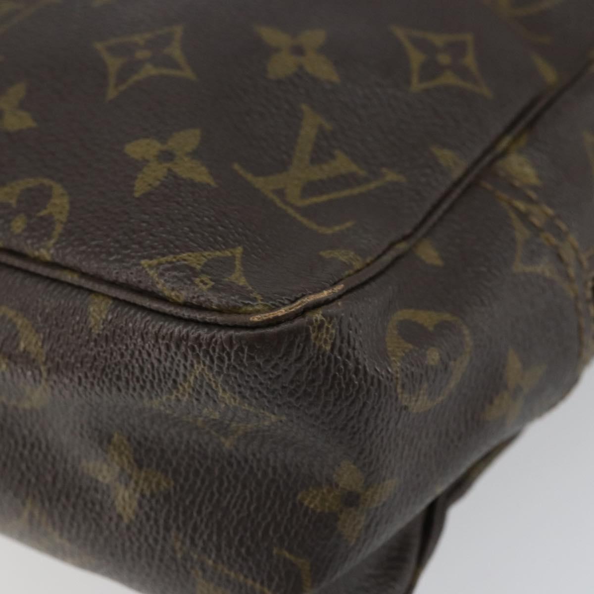 LOUIS VUITTON Monogram Trousse Toilette 28 Clutch Bag Vintage M47522 Auth SW1961