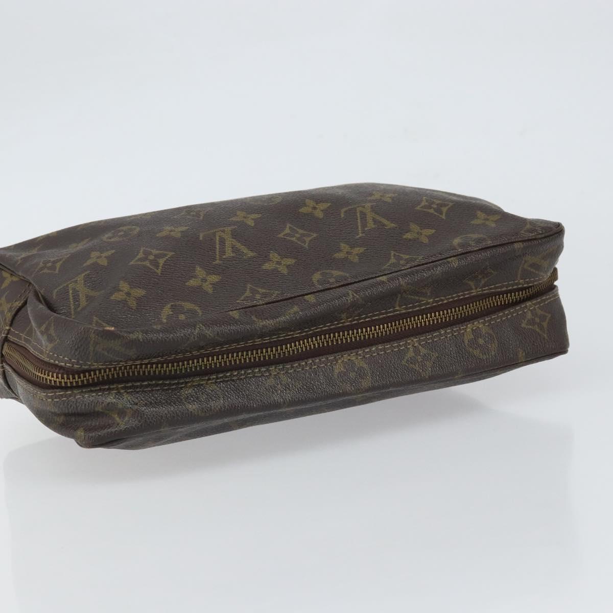 LOUIS VUITTON Monogram Trousse Toilette 28 Clutch Bag Vintage M47522 Auth SW1961