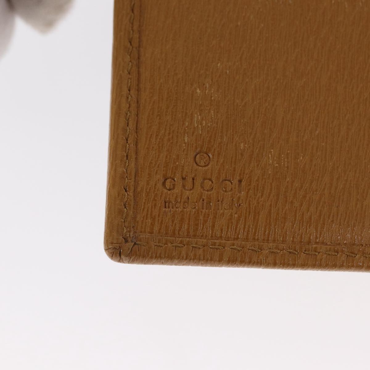 GUCCI Jackie Wallet Leather Beige Gold 035 2778 2169 Auth SW1975