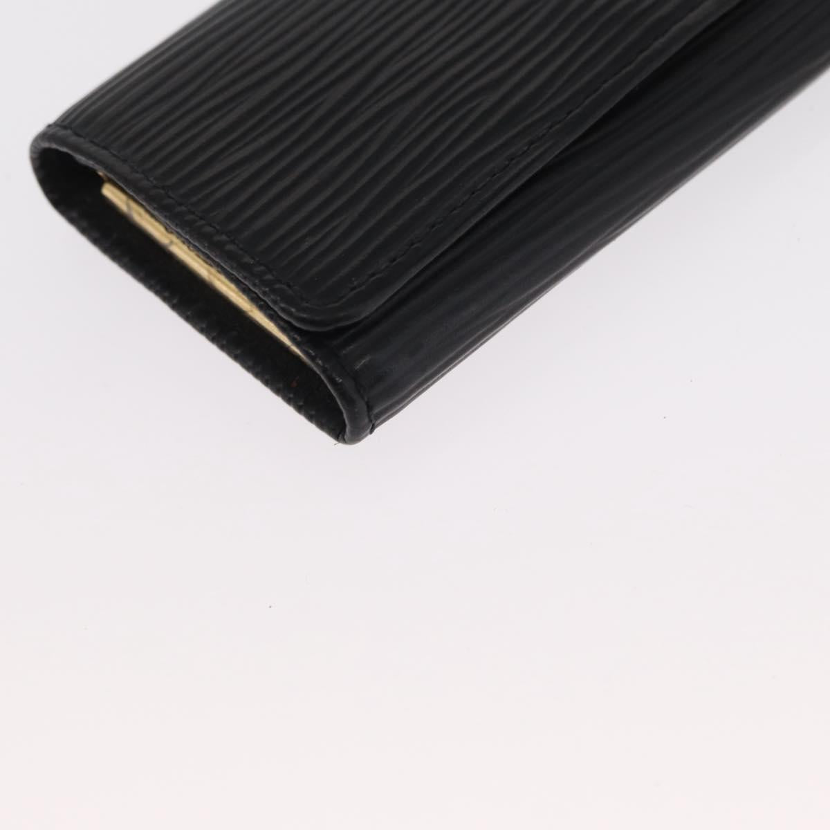 LOUIS VUITTON Multicles 4 Key Case 3 Set Black Amarante Damier Azur Auth SW1982
