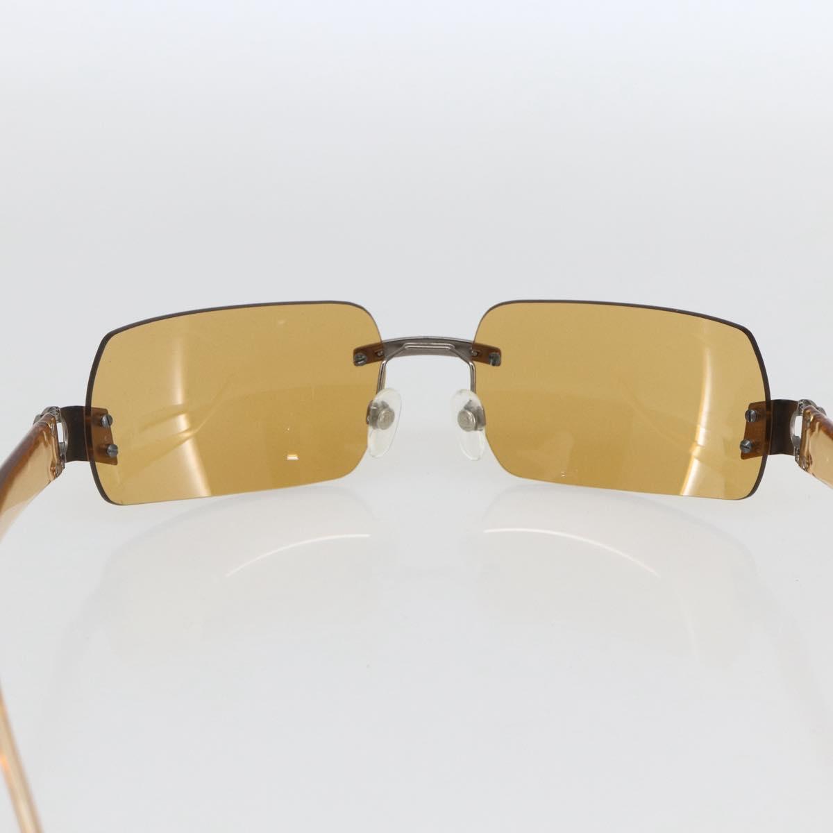CHANEL Sunglasses plastic Brown CC Auth SW1998