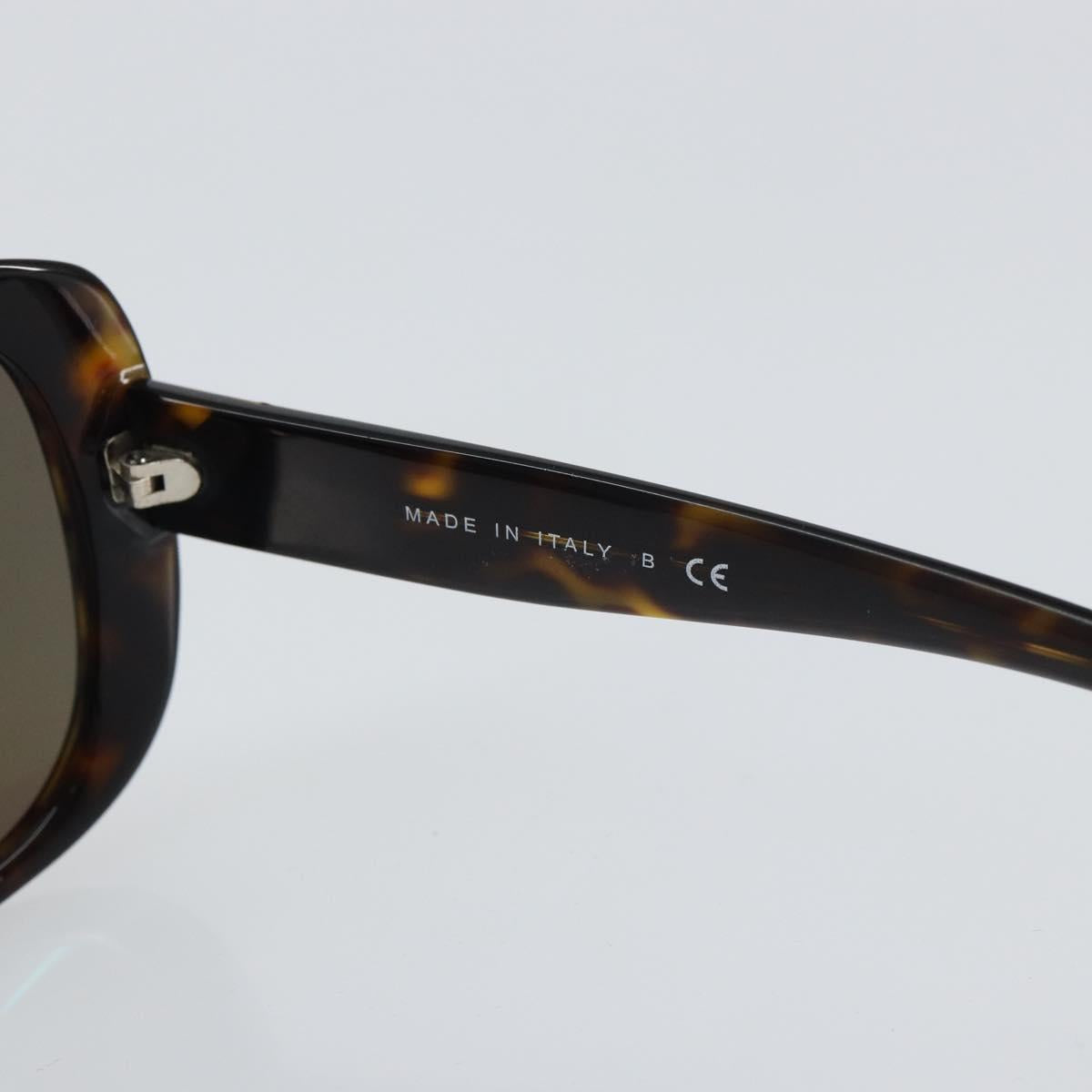 CHANEL Sunglasses plastic Brown CC Auth SW2001