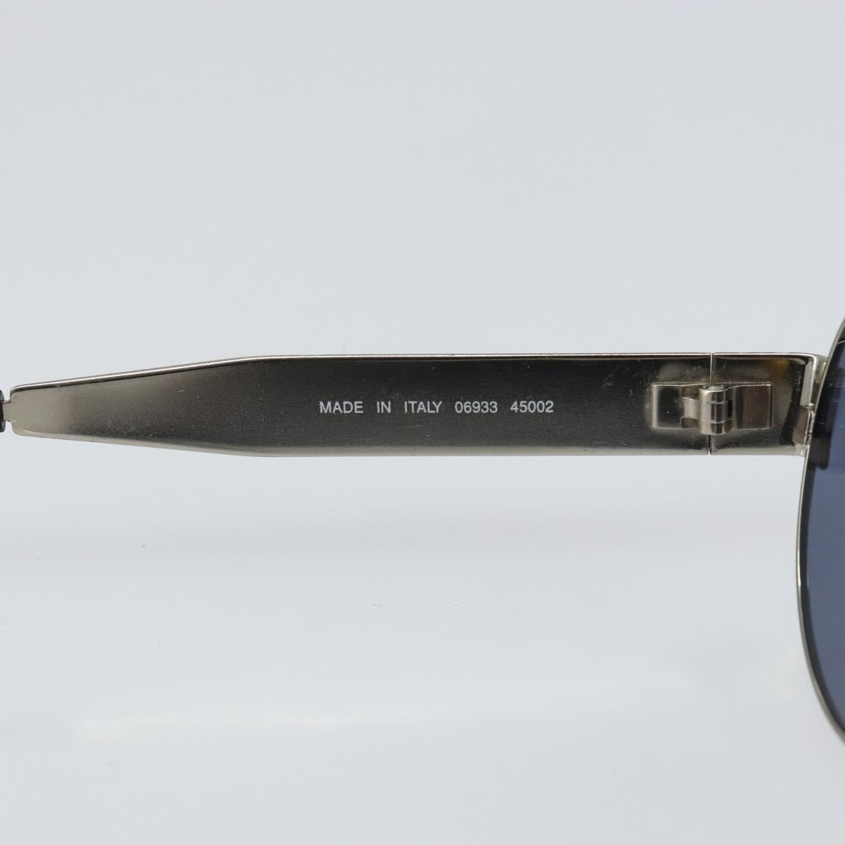 CHANEL Sunglasses metal Black CC Auth SW2003