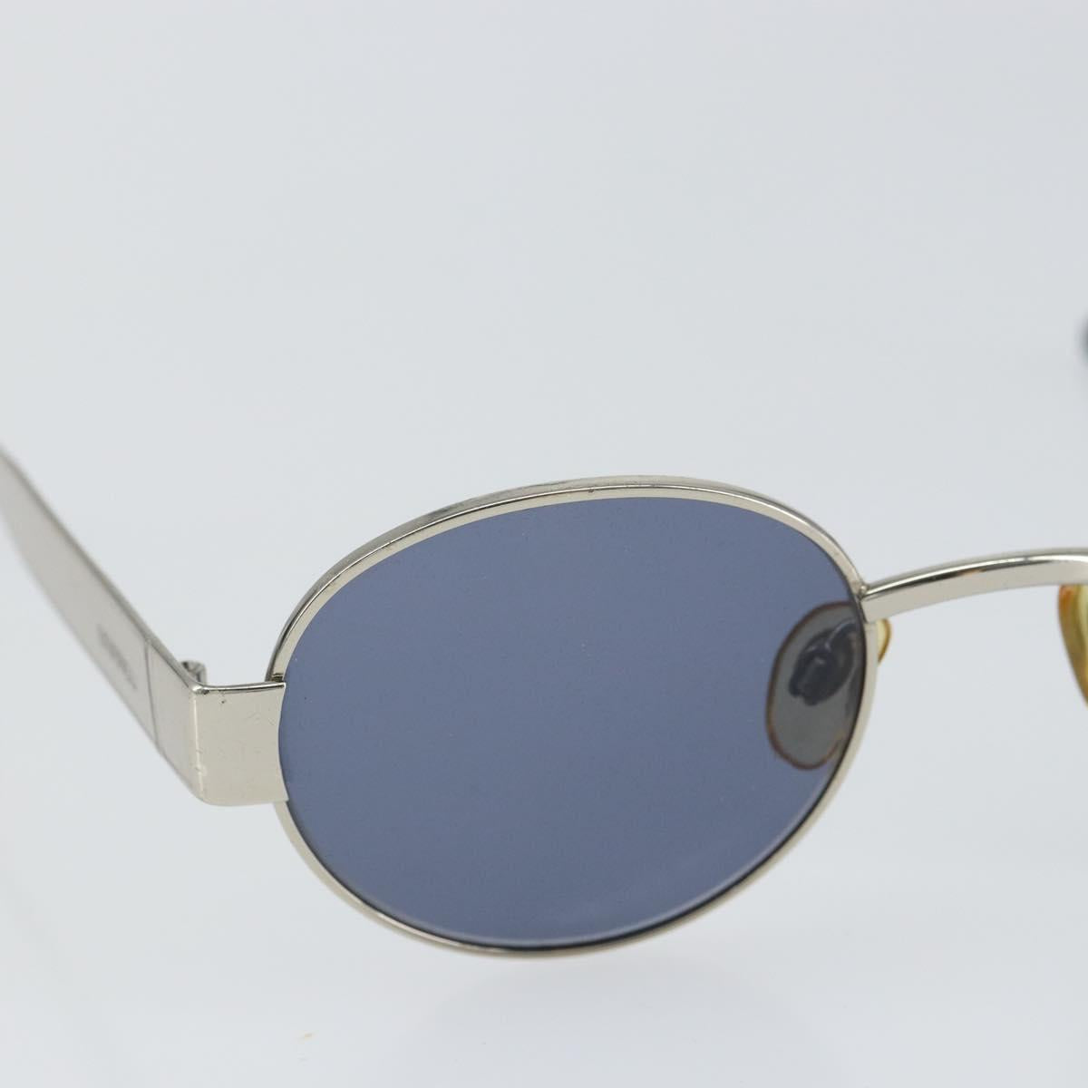 CHANEL Sunglasses metal Black CC Auth SW2003
