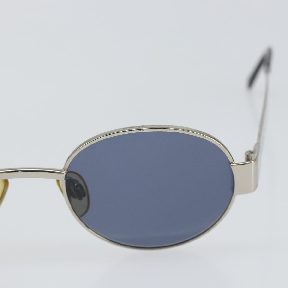 CHANEL Sunglasses metal Black CC Auth SW2003