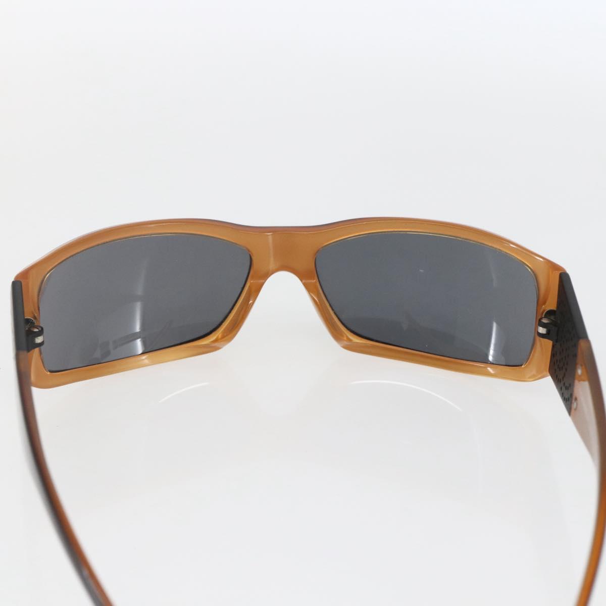 CHANEL Sunglasses plastic Brown CC Auth SW2010