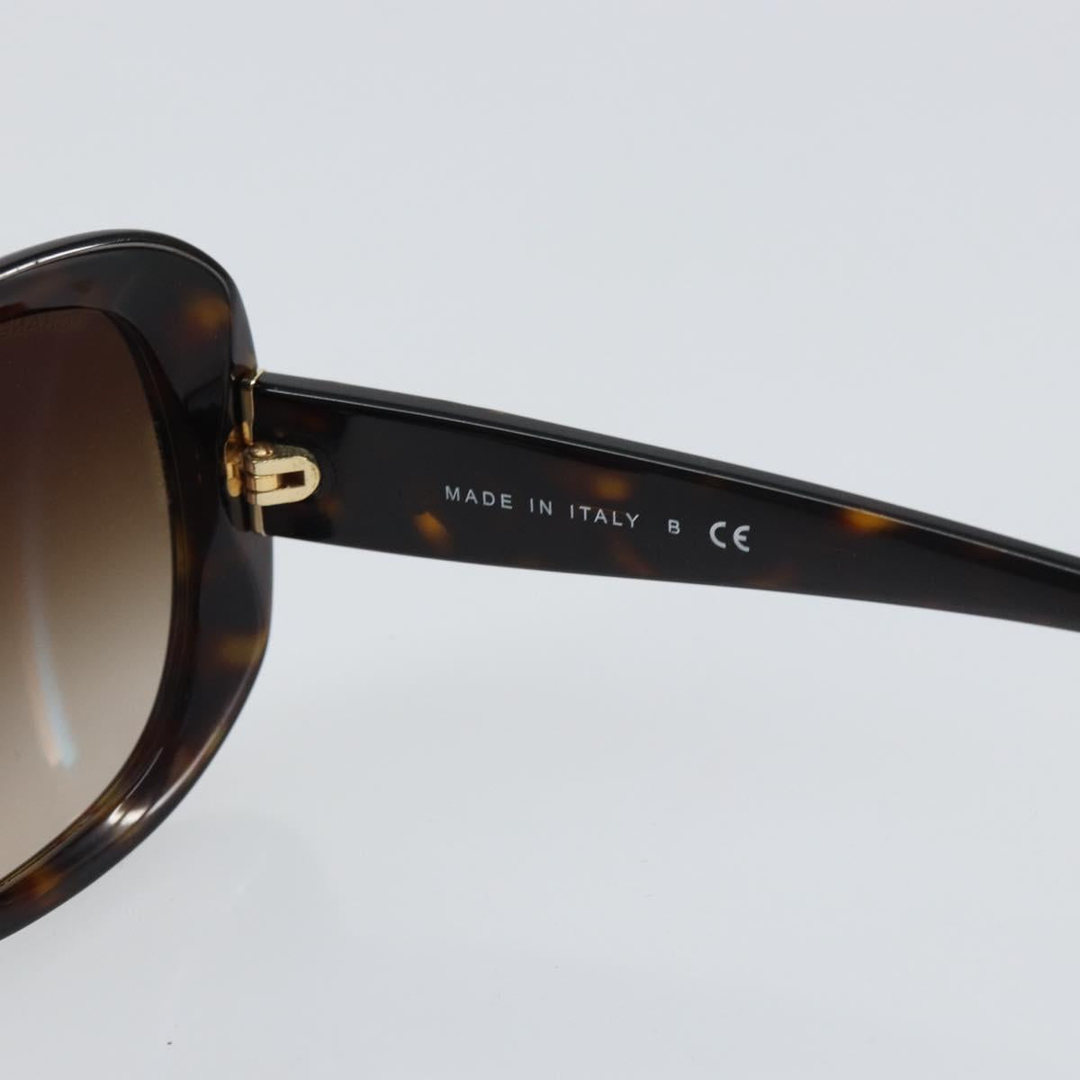 CHANEL Sunglasses plastic Brown CC Auth SW2014