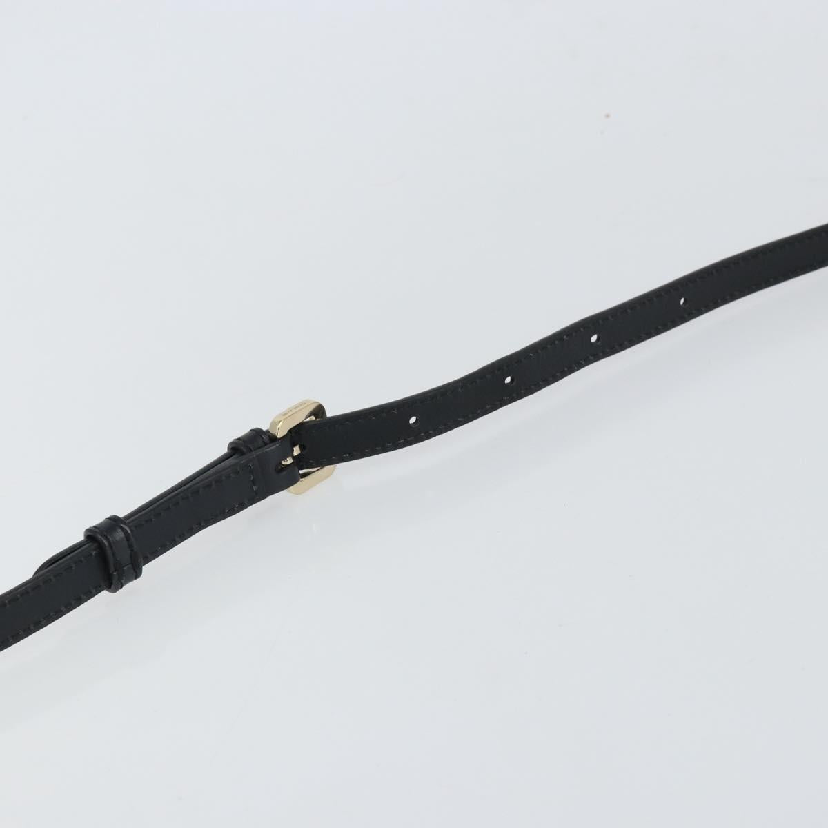 ETRO Paisley Shoulder Bag PVC Black Gold Auth SW2042