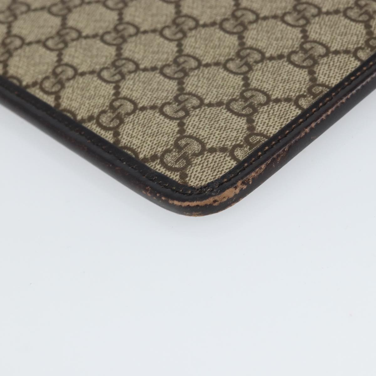 GUCCI GG Canvas Shoulder Bag Beige 27639 Auth SW2066A