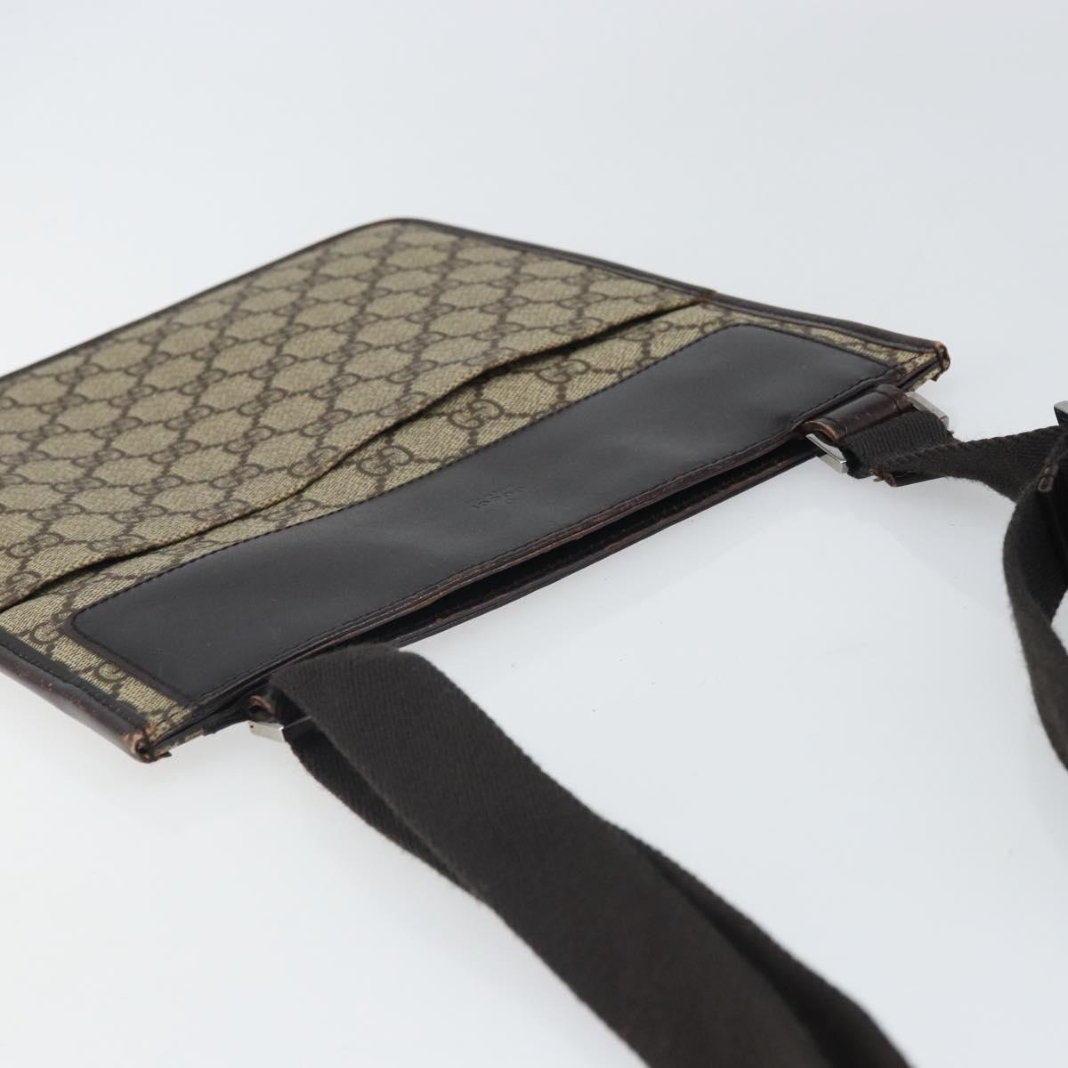 GUCCI GG Canvas Shoulder Bag Beige 27639 Auth SW2066A