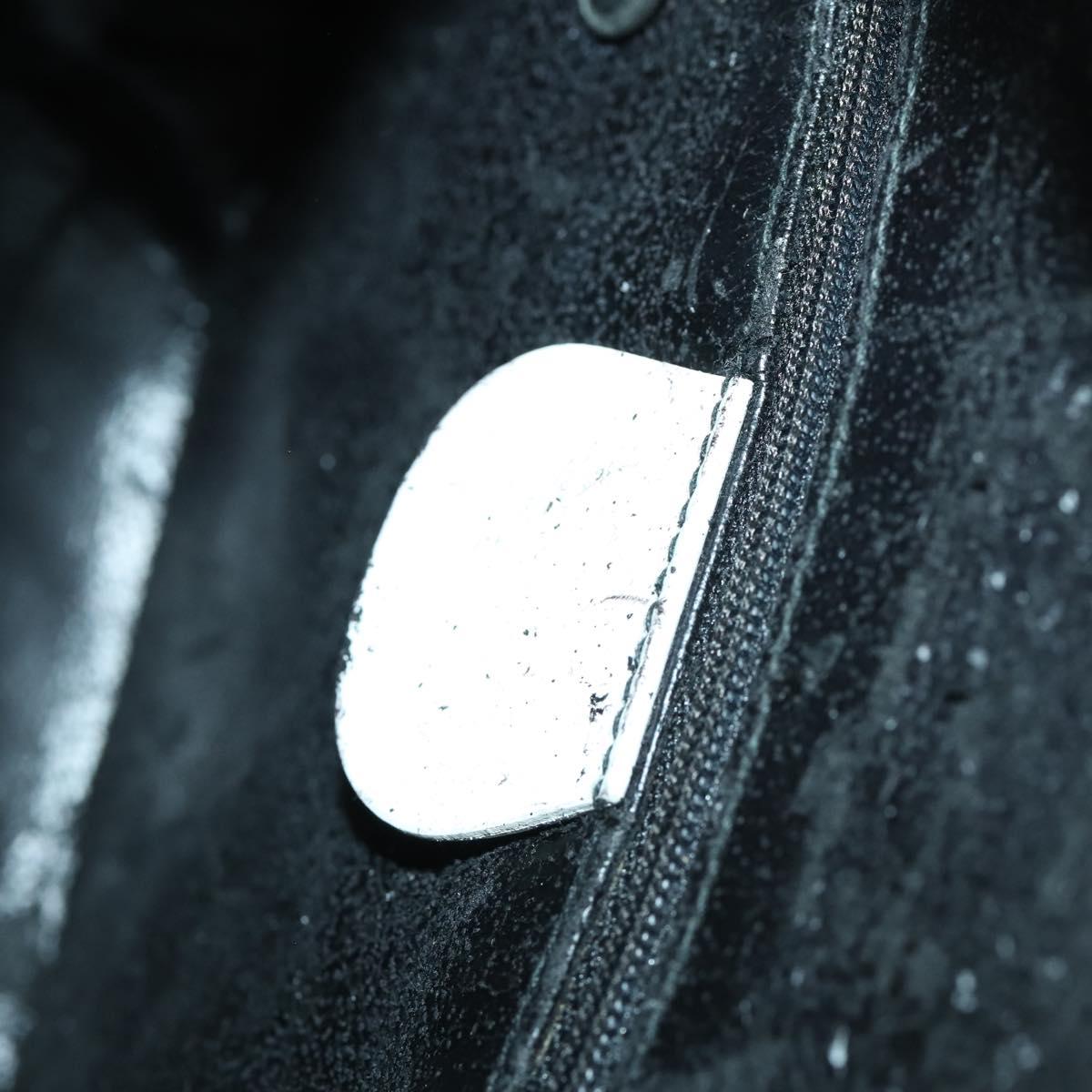 GUCCI Shoulder Bag Patent leather White Silver 007 3184 0250 Auth SW2084