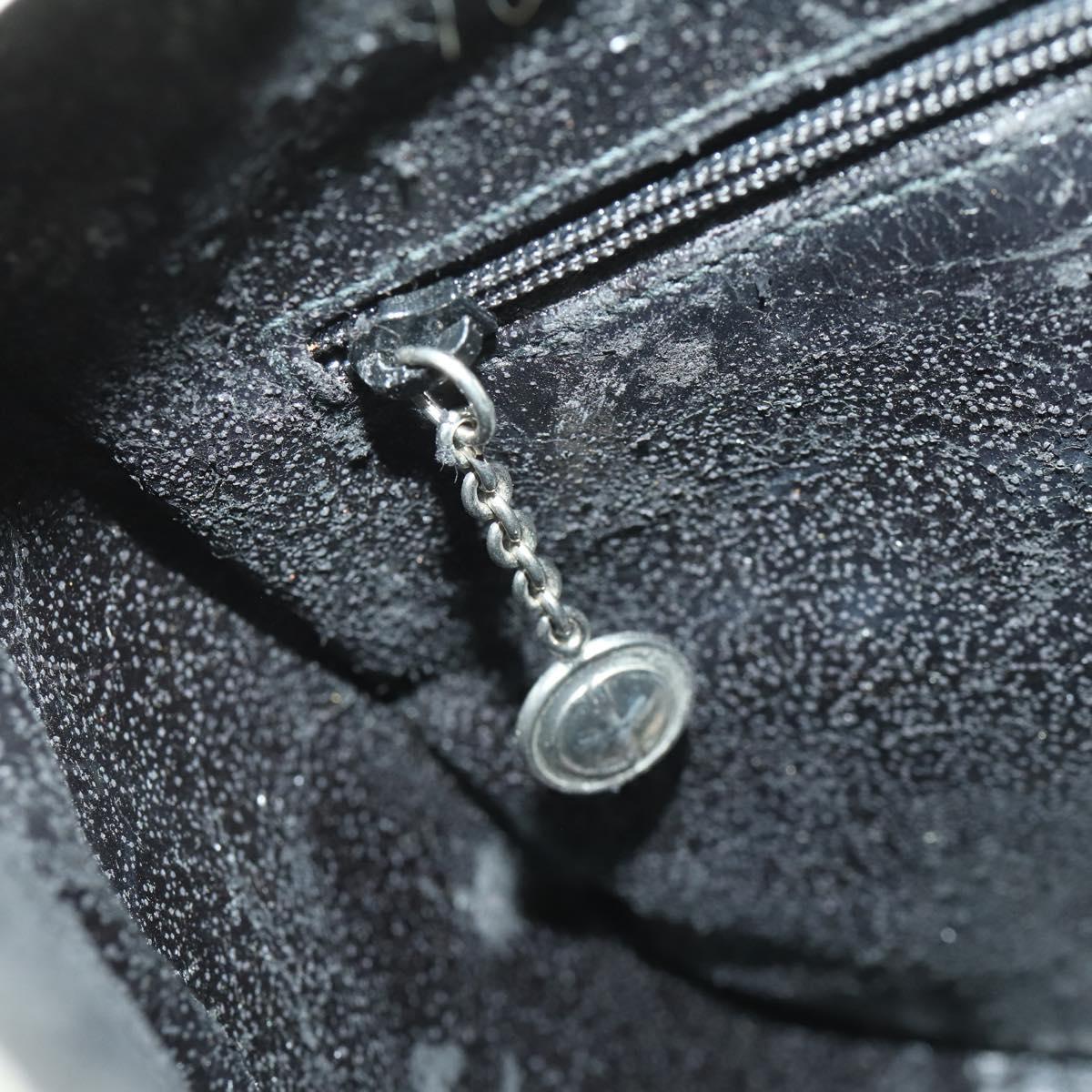 GUCCI Shoulder Bag Patent leather White Silver 007 3184 0250 Auth SW2084