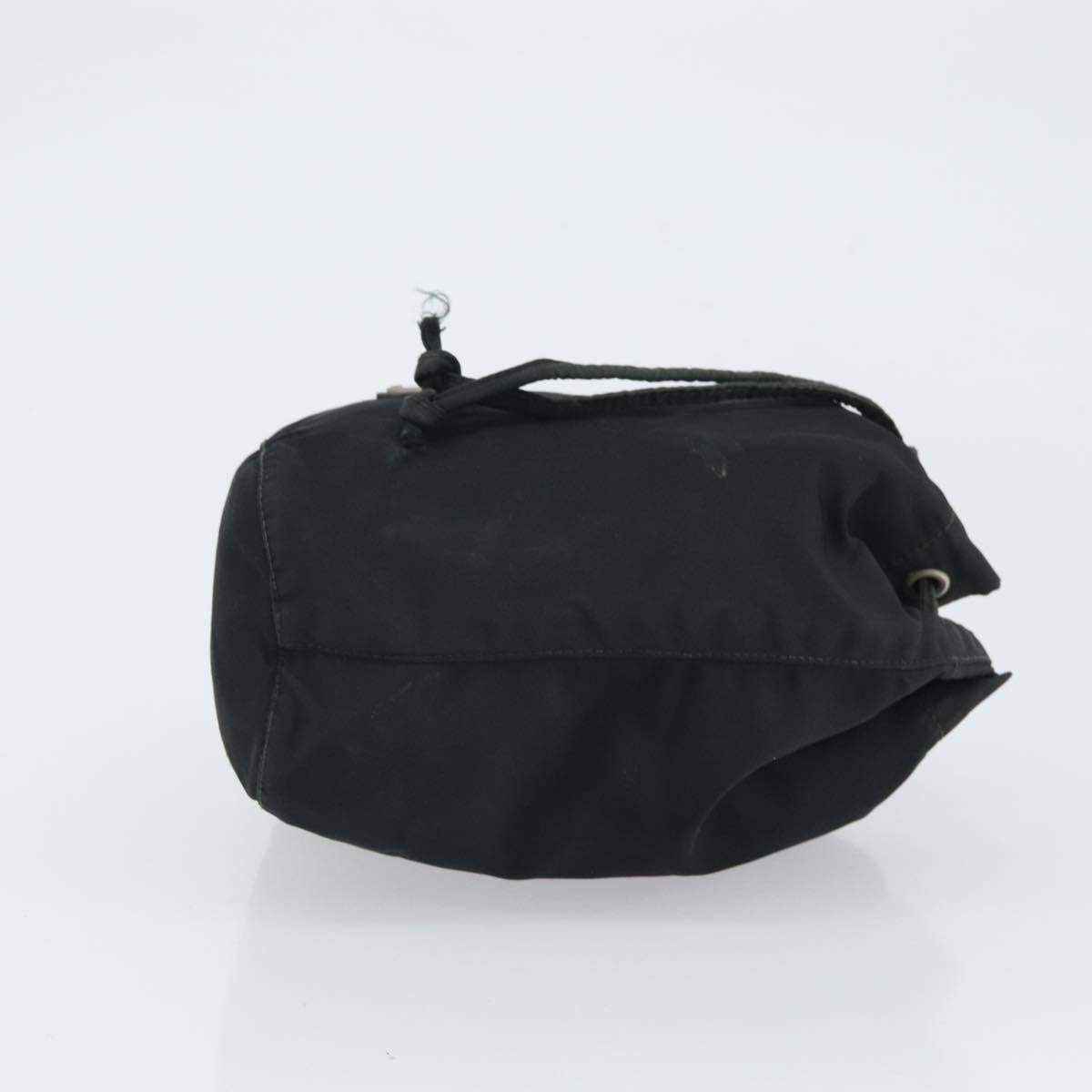 PRADA Purse Pouch Nylon Black Auth SW2092