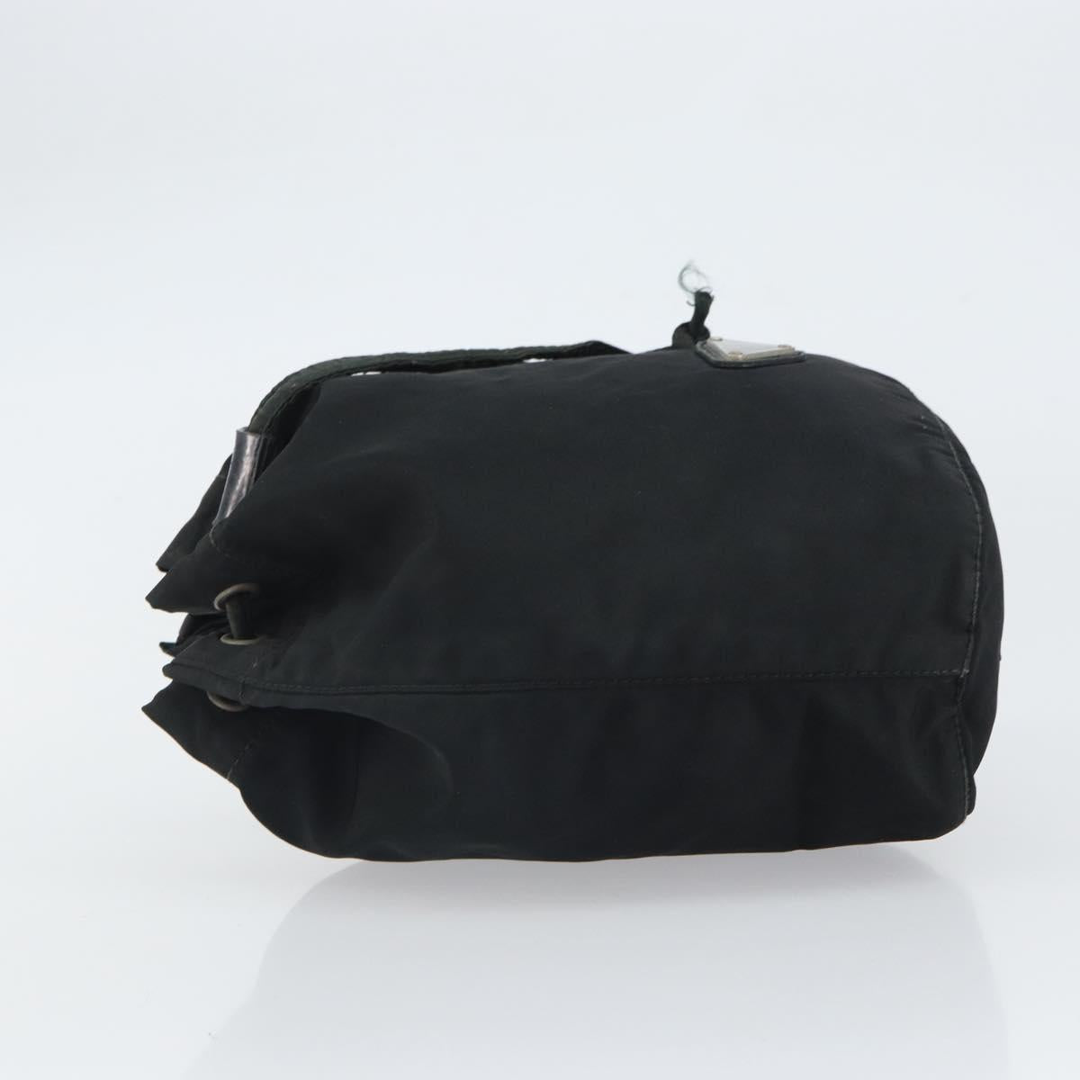 PRADA Purse Pouch Nylon Black Auth SW2092