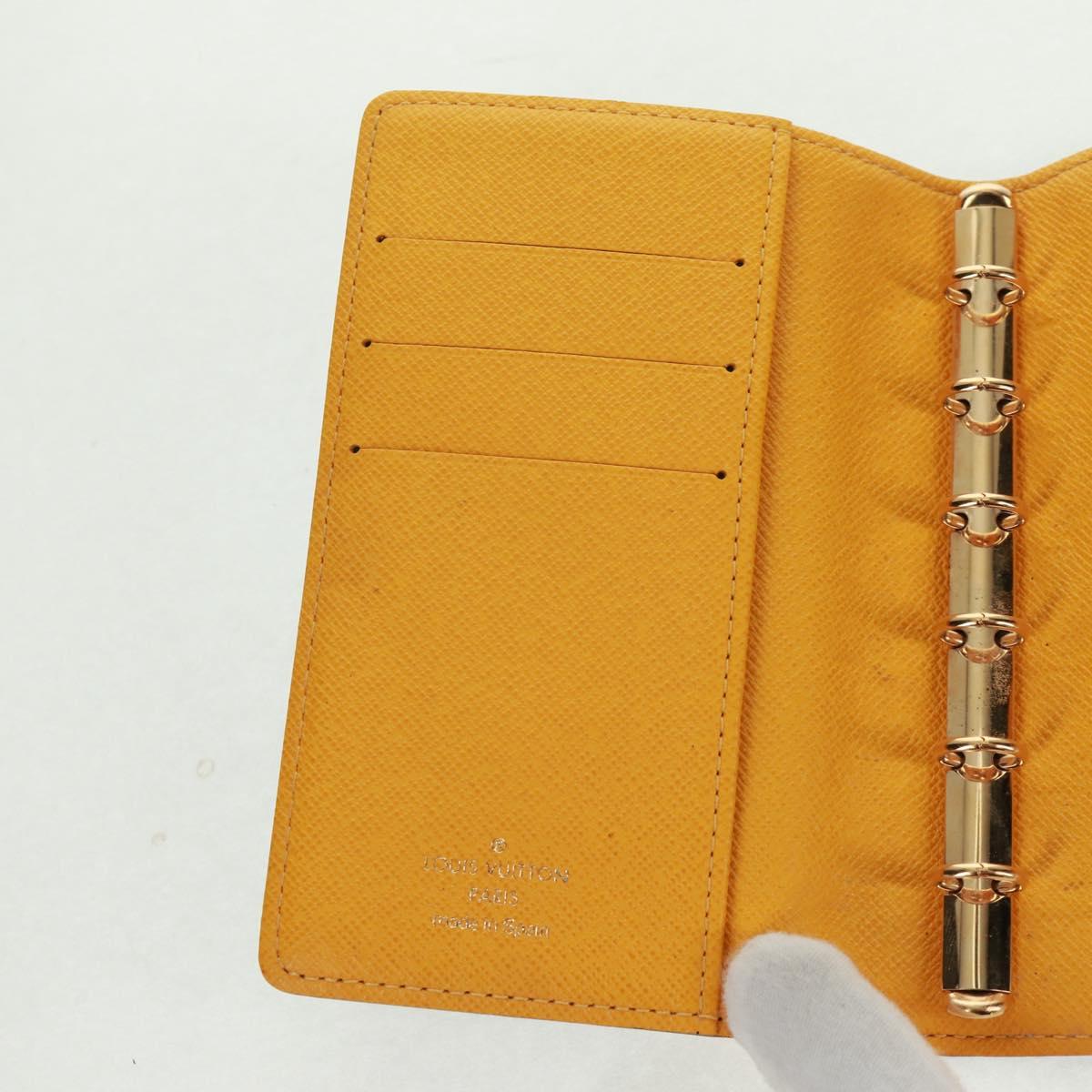 LOUIS VUITTON Monogram Groom Agenda PM Day Planner Cover R20019 LV Auth SW2101V