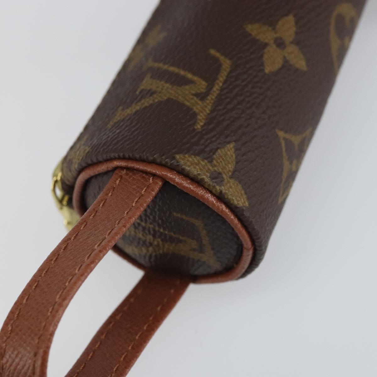 LOUIS VUITTON Monogram Etui 3 Ball de Golf Pouch M58249 LV Auth SW2102