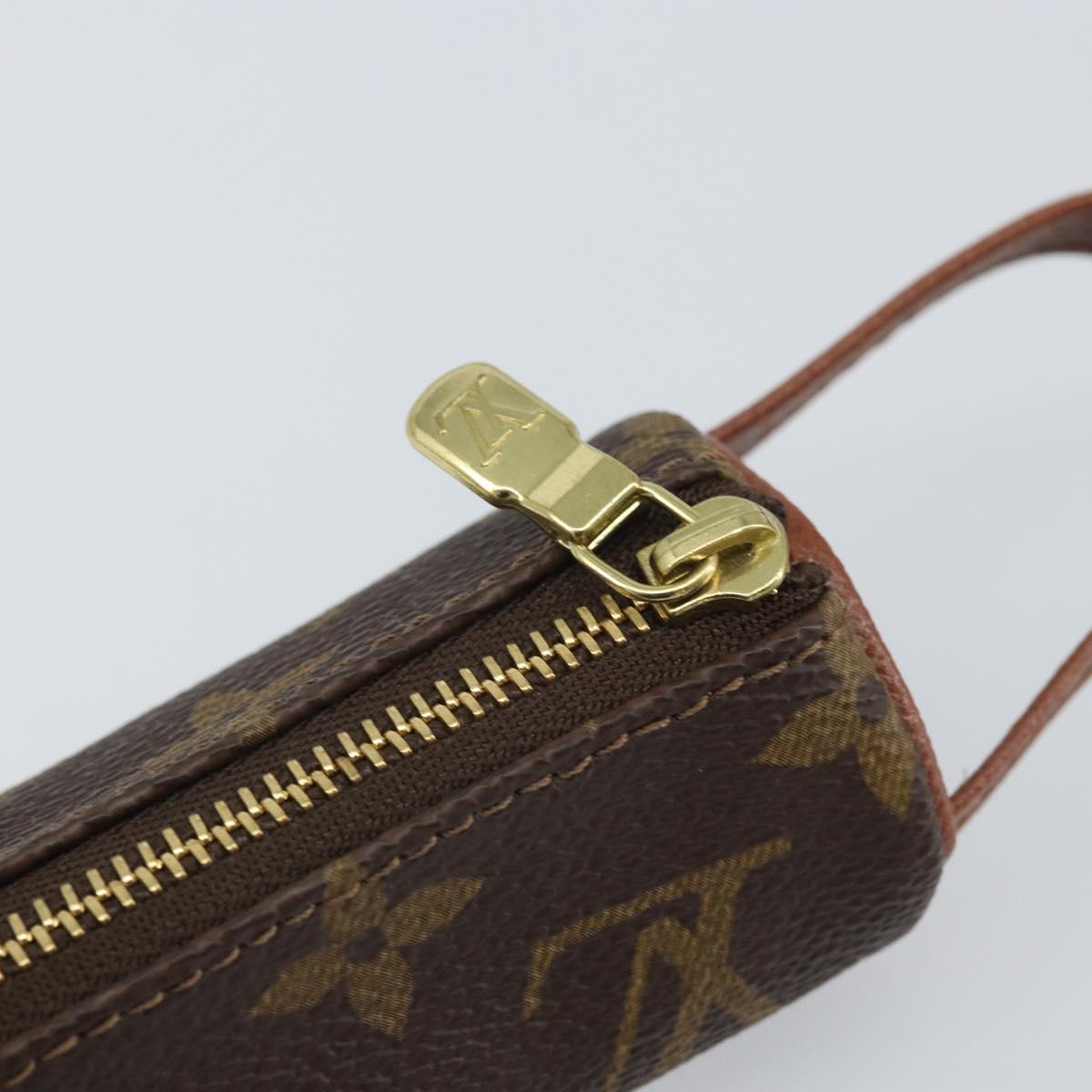 LOUIS VUITTON Monogram Etui 3 Ball de Golf Pouch M58249 LV Auth SW2102