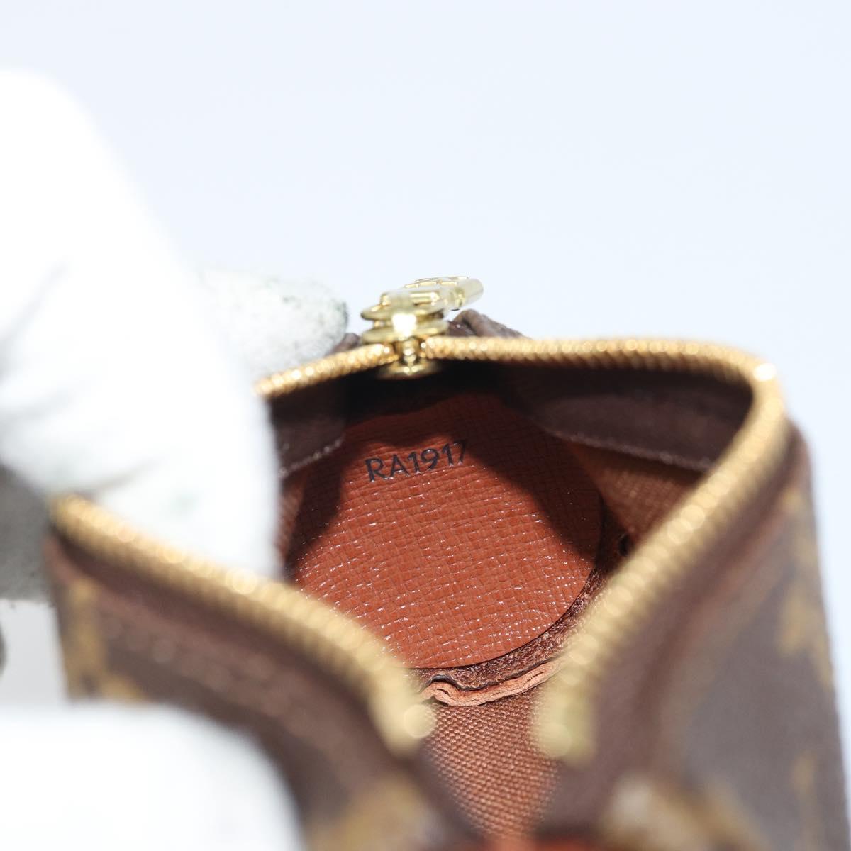 LOUIS VUITTON Monogram Etui 3 Ball de Golf Pouch M58249 LV Auth SW2102