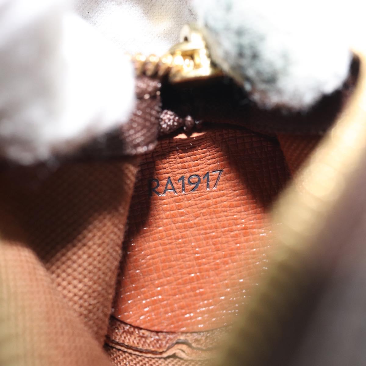 LOUIS VUITTON Monogram Etui 3 Ball de Golf Pouch M58249 LV Auth SW2102