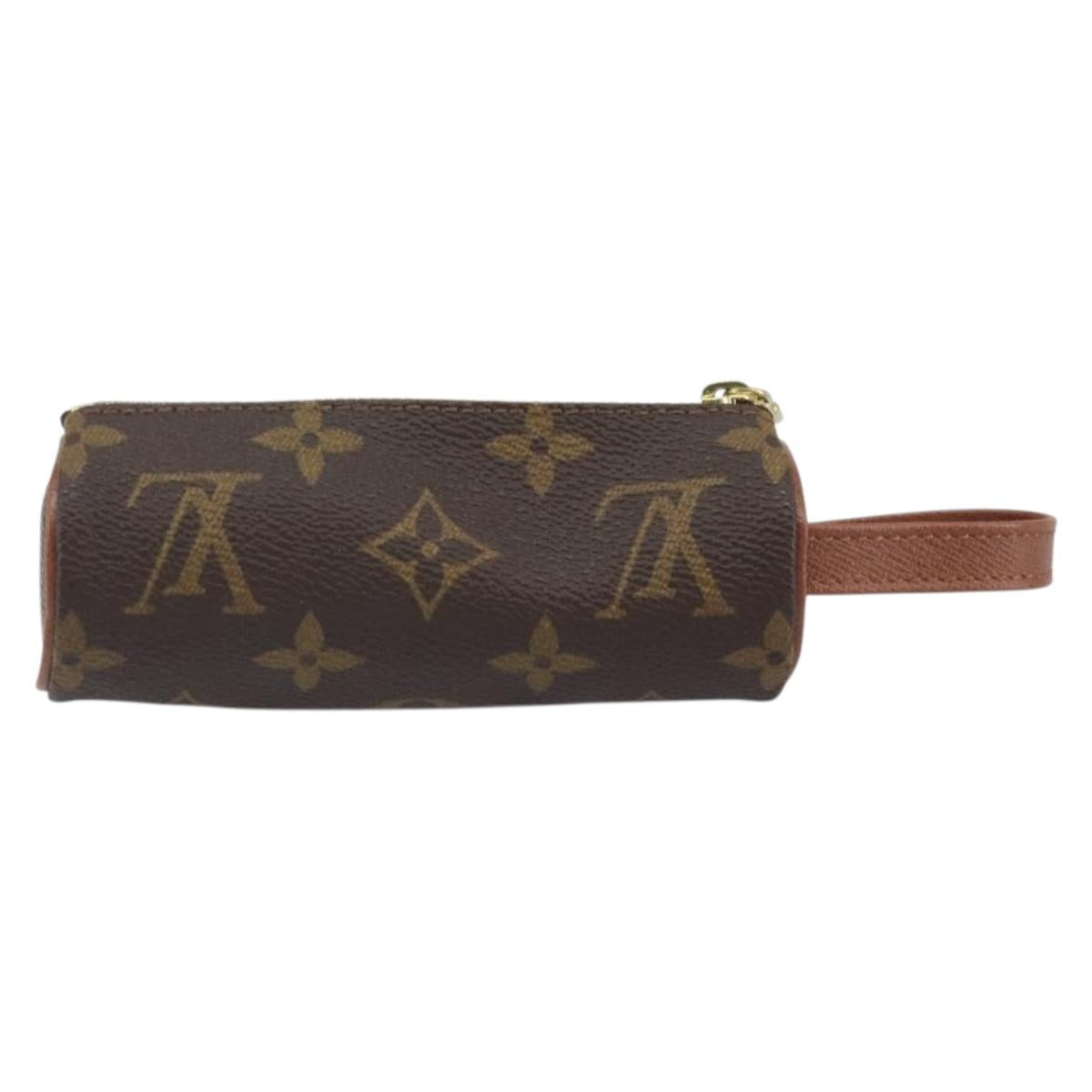 LOUIS VUITTON Monogram Etui 3 Ball de Golf Pouch M58249 LV Auth SW2102