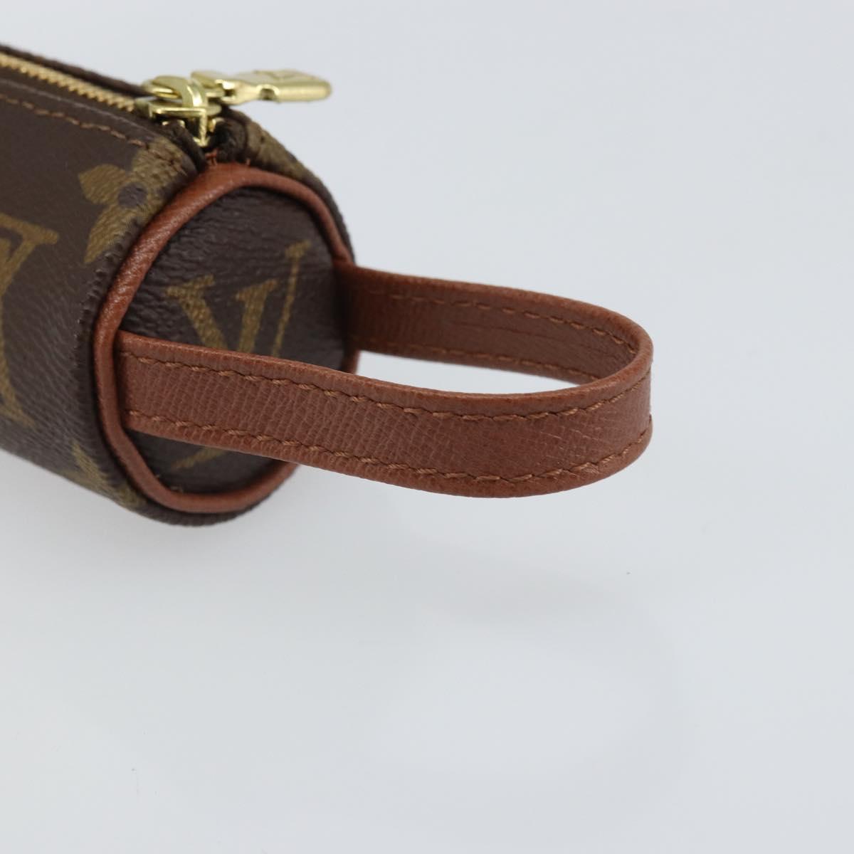 LOUIS VUITTON Monogram Etui 3 Ball de Golf Pouch M58249 LV Auth SW2102