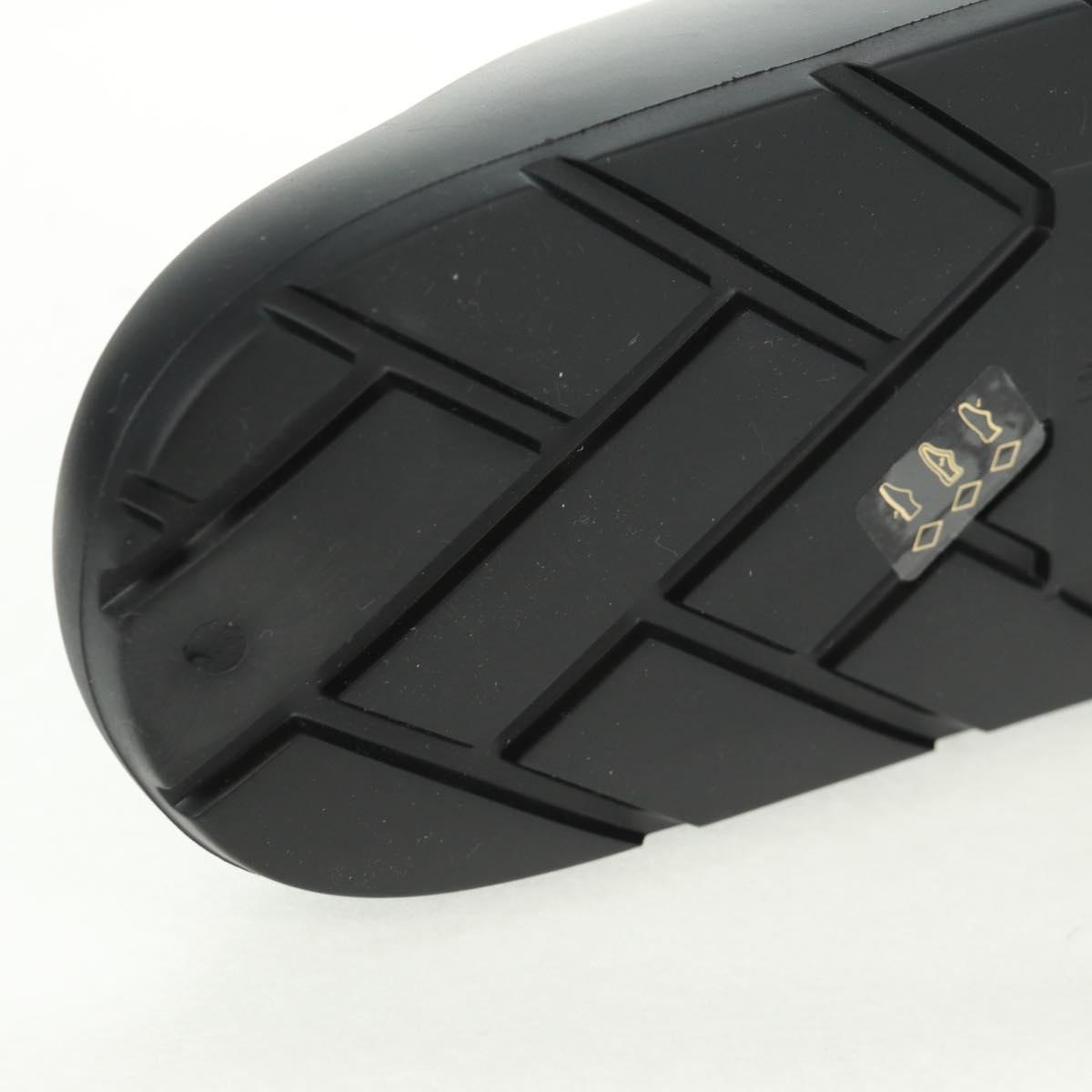 BOTTEGA VENETA Band Slide Sandals Rubber 41 Black Auth SW2112SM