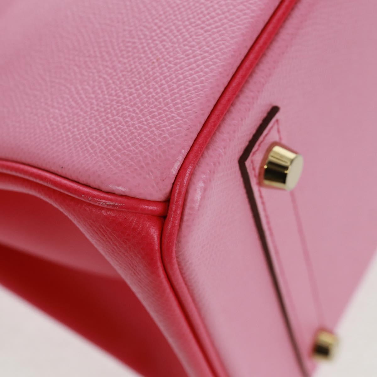 HERMES Birkin 30 Bag Leather SPO Gold Rose Confetti x Rose Tyrian Auth SW2128SM