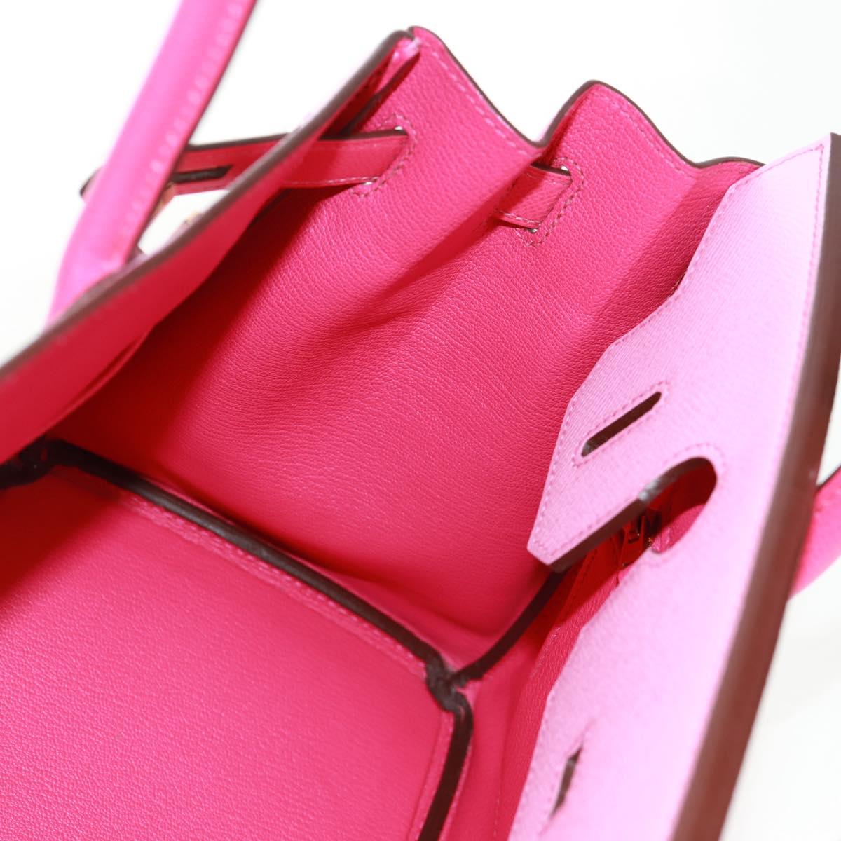 HERMES Birkin 30 Bag Leather SPO Gold Rose Confetti x Rose Tyrian Auth SW2128SM