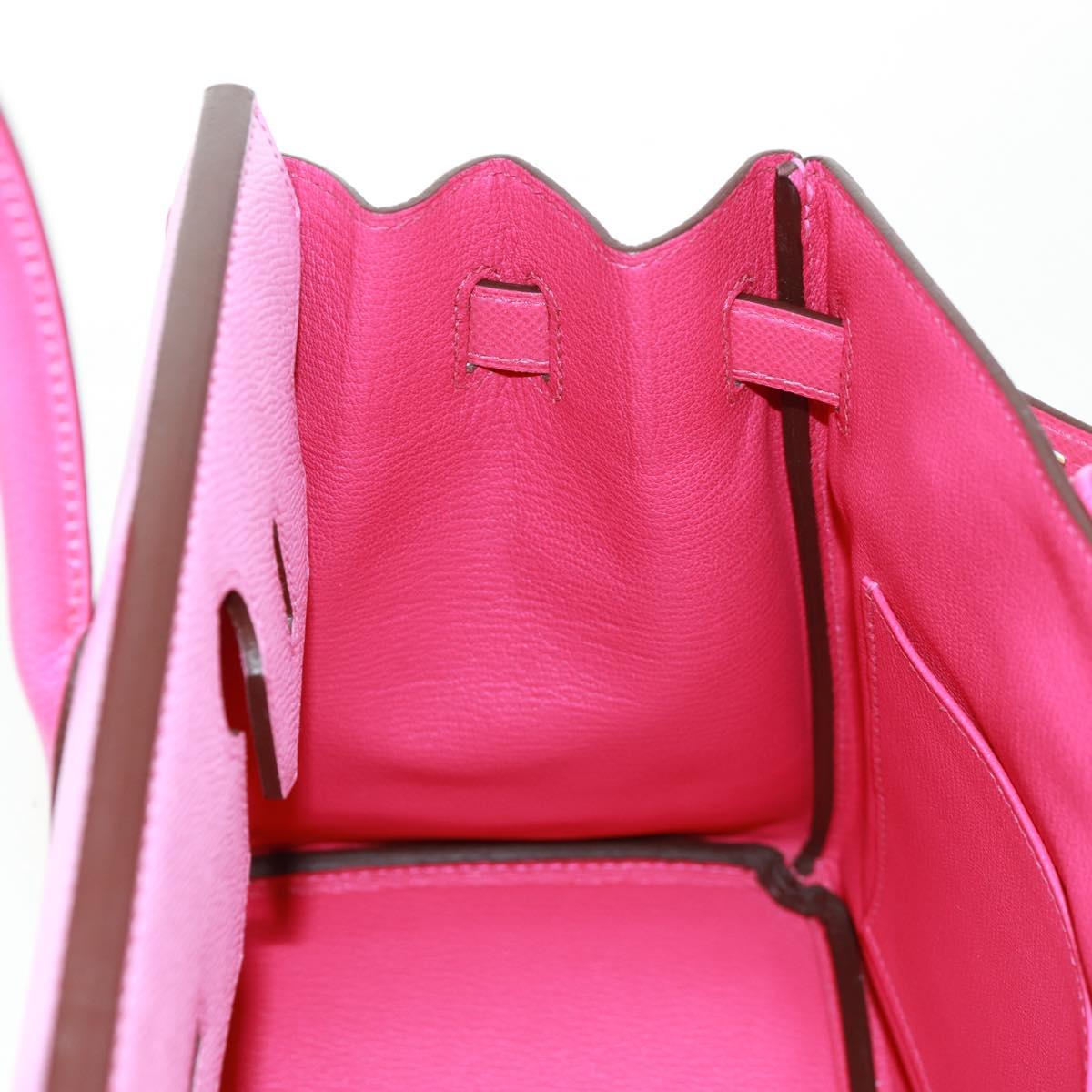 HERMES Birkin 30 Bag Leather SPO Gold Rose Confetti x Rose Tyrian Auth SW2128SM