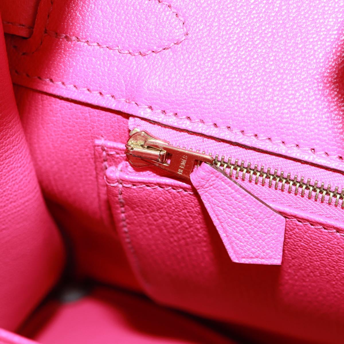 HERMES Birkin 30 Bag Leather SPO Gold Rose Confetti x Rose Tyrian Auth SW2128SM