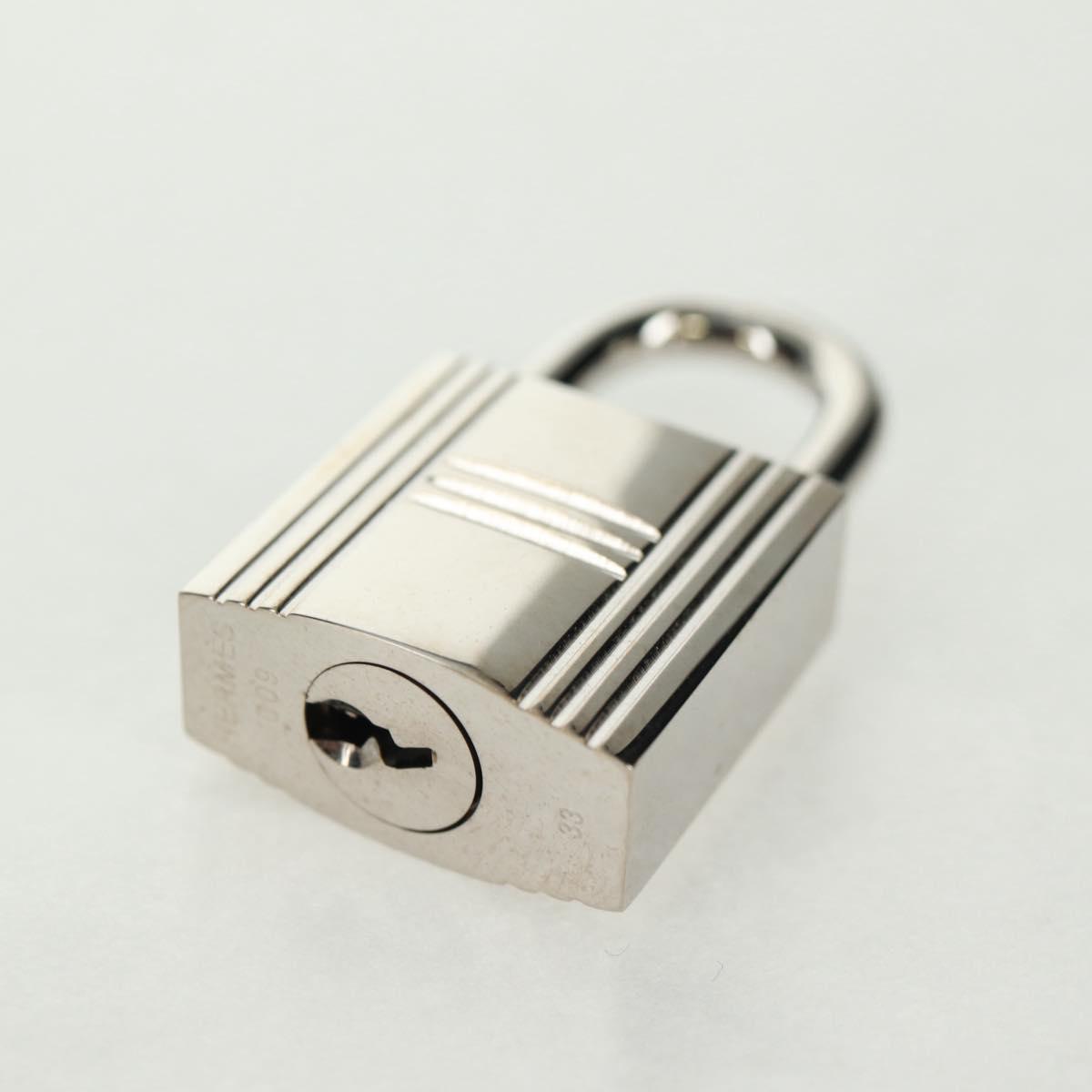 HERMES Birkin 30 Hand Bag Leather Silver Etope Auth SW2129SM