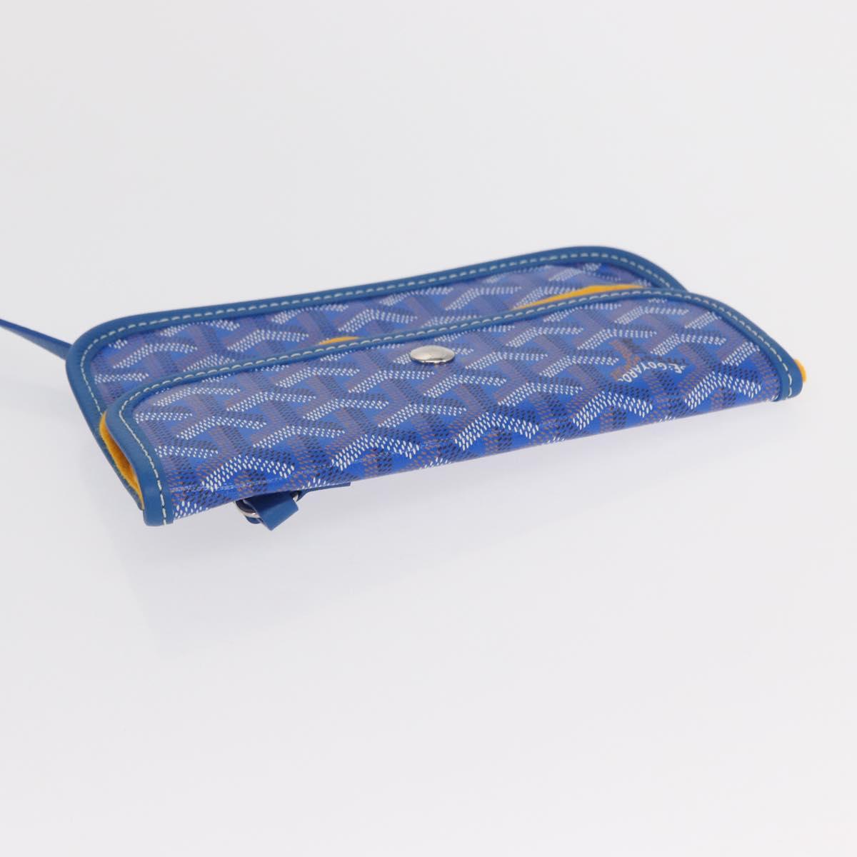 GOYARD Herringbone Saint Louis GM Tote Bag PVC Blue Auth SW2133SM