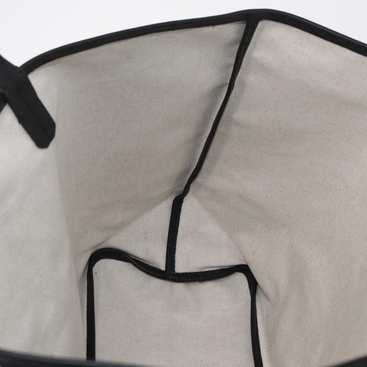 GOYARD Herringbone Saint Louis PM Tote Bag PVC Black Auth SW2134SM