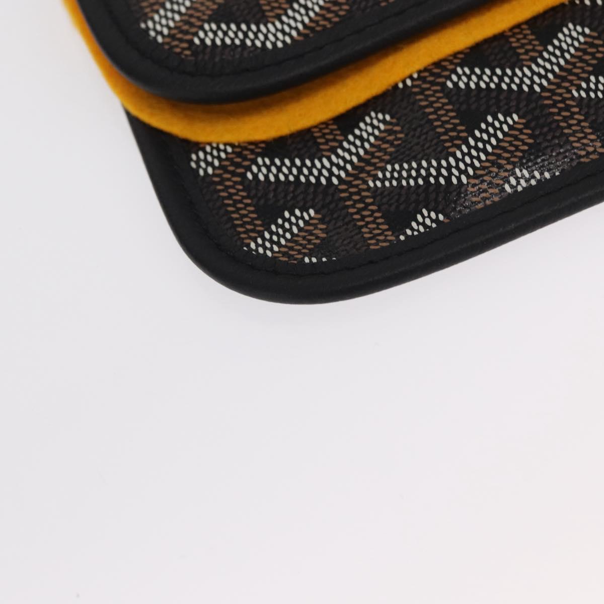 GOYARD Herringbone Saint Louis PM Tote Bag PVC Black Auth SW2134SM