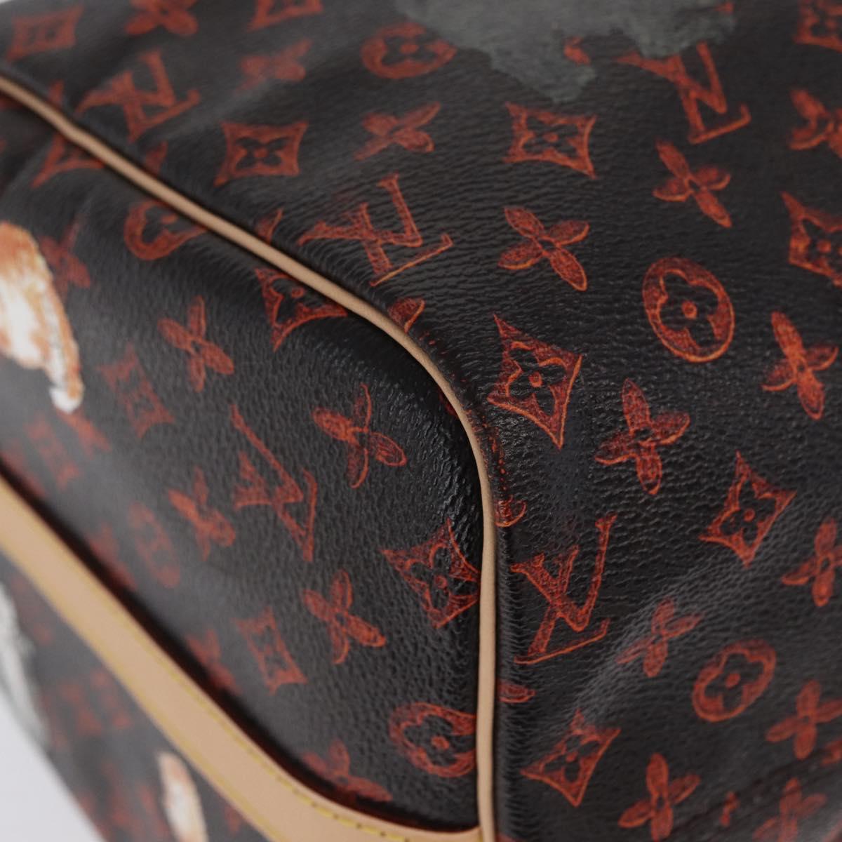 LOUIS VUITTON Catgram Speedy Bandouliere 30 Hand Bag M44401 LV Auth SW2136SM