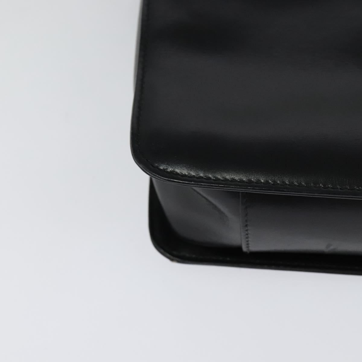 GUCCI Shoulder Bag Leather Black 001 109 1314 Auth sw215