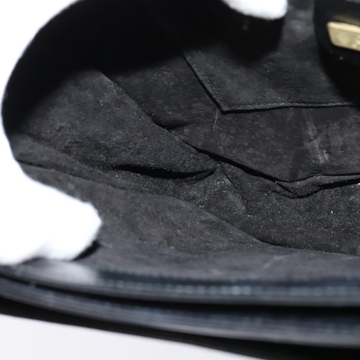 GUCCI Shoulder Bag Leather Black 001 109 1314 Auth sw215