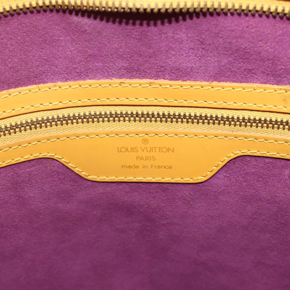 LOUIS VUITTON Epi Saint Jacques Shopping Bag Yellow M52269 LV Auth SW2167
