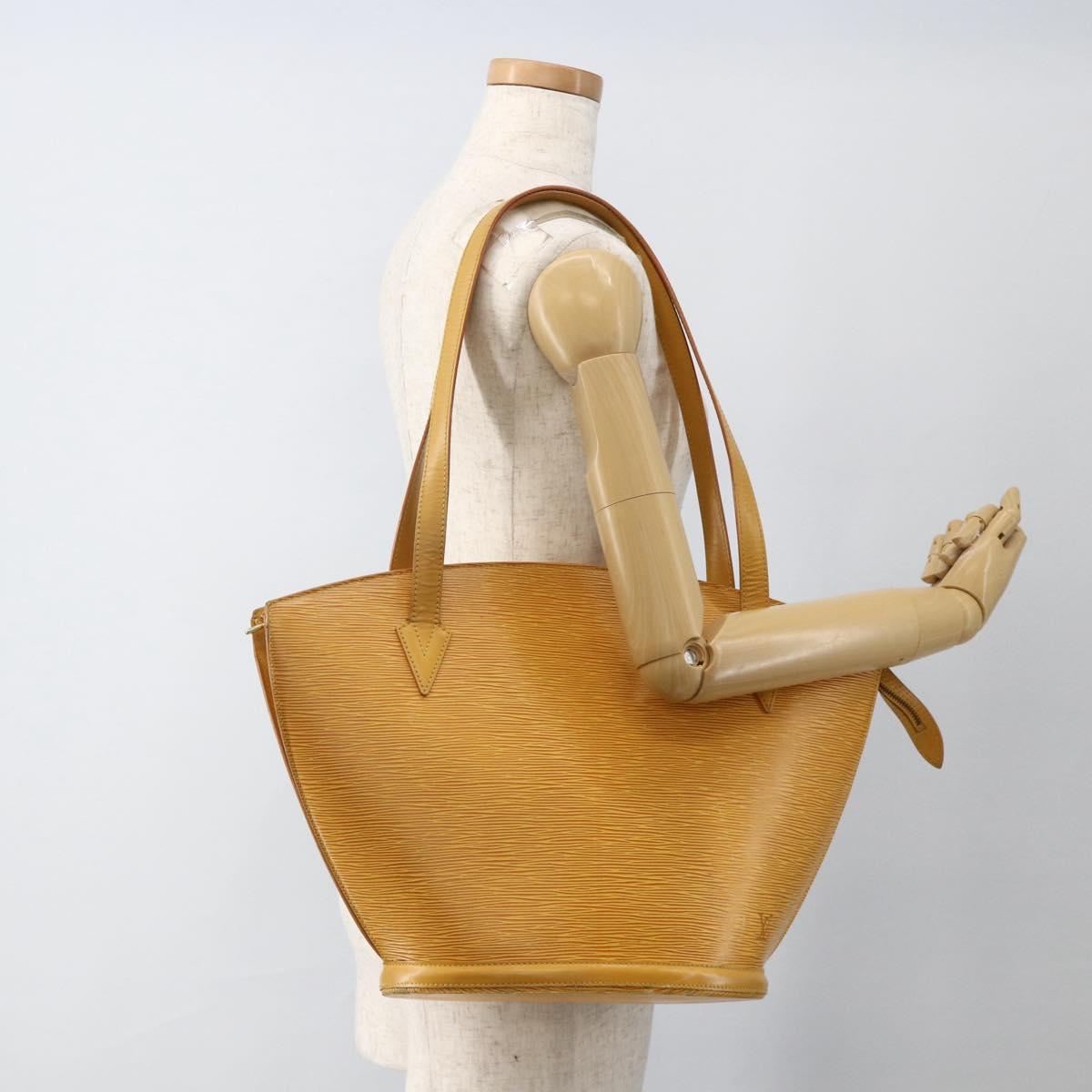 LOUIS VUITTON Epi Saint Jacques Shopping Bag Yellow M52269 LV Auth SW2167