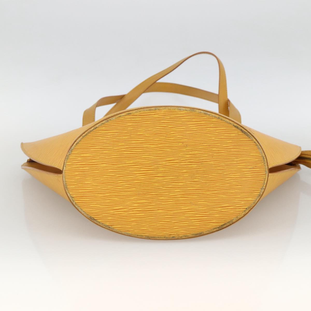 LOUIS VUITTON Epi Saint Jacques Shopping Bag Yellow M52269 LV Auth SW2167