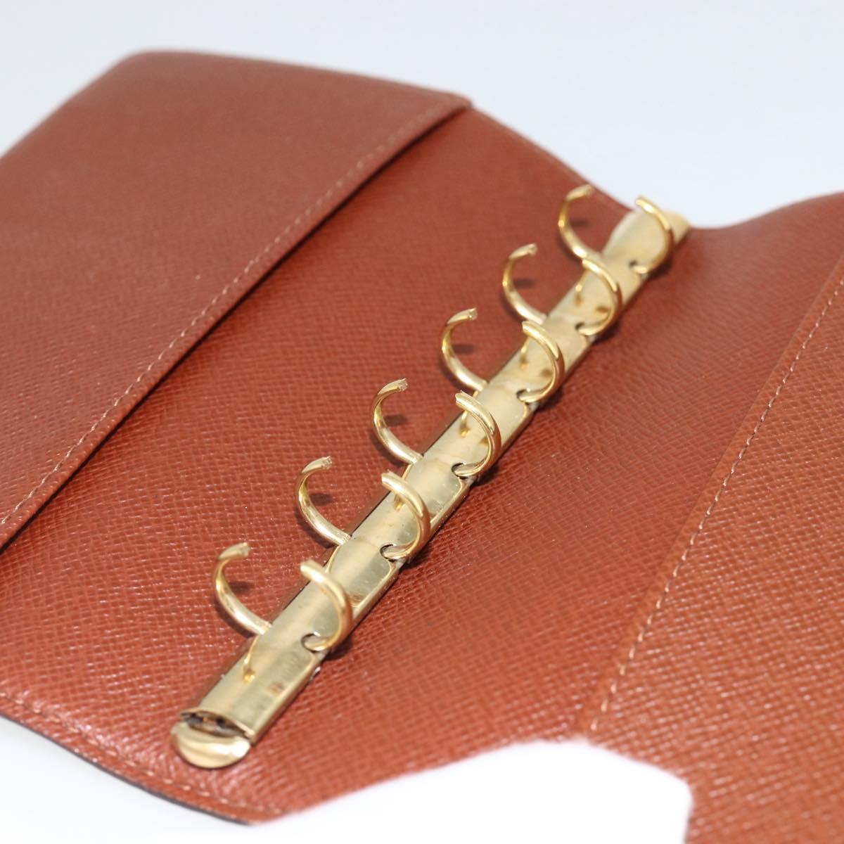 LOUIS VUITTON Monogram Agenda PM Day Planner Cover R20005 LV Auth SW2193